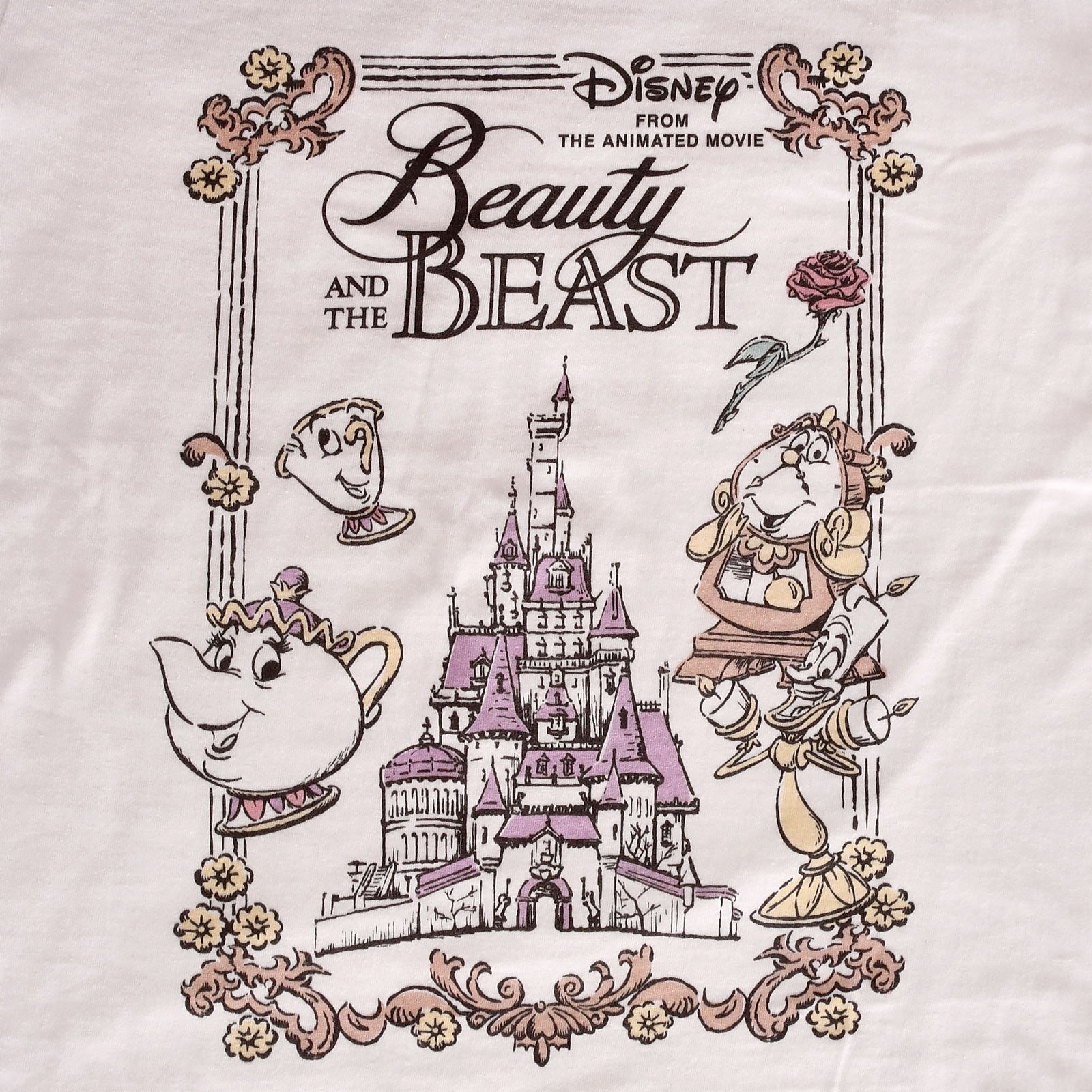 Produktbild Die Schöne und das Biest - Movie Portrait T-Shirt Damen weiß