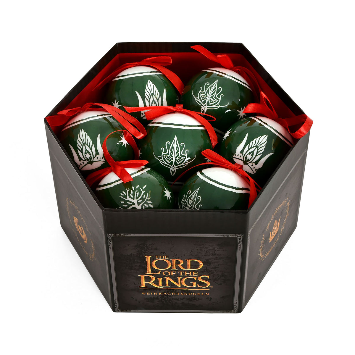 Produktbild Der Herr der Ringe - Mittelerde Weihnachtsbaumkugeln 14tlg