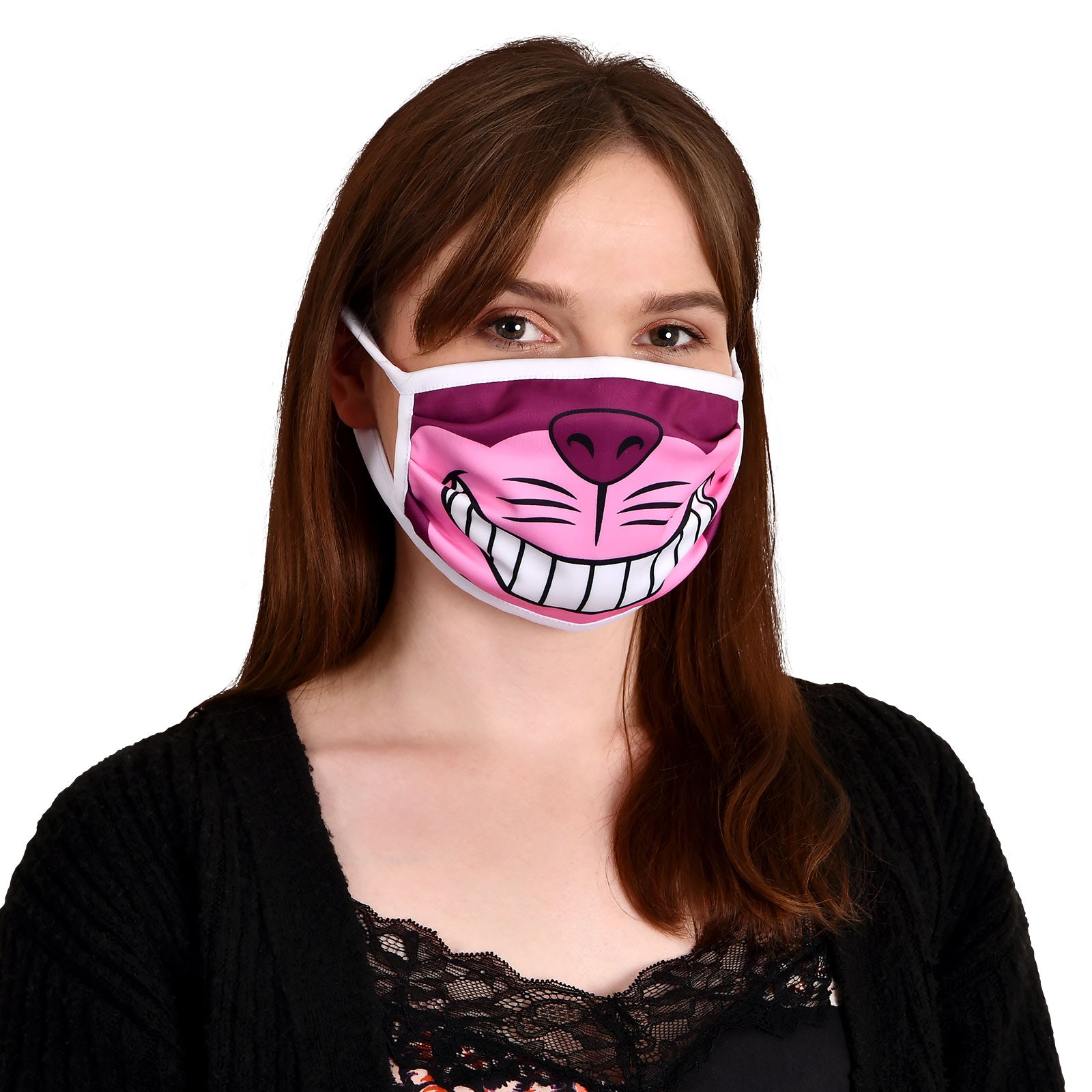 Produktbild Grinsekatze Gesichtsmaske für Alice im Wunderland Fans