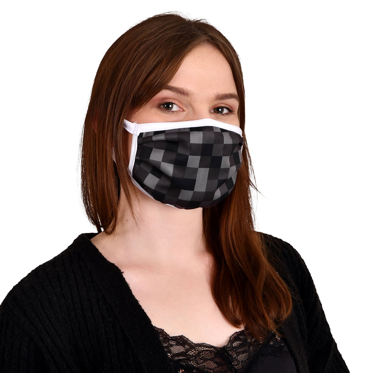 Produktbild Pixel Gesichtsmaske für Minecraft Fans