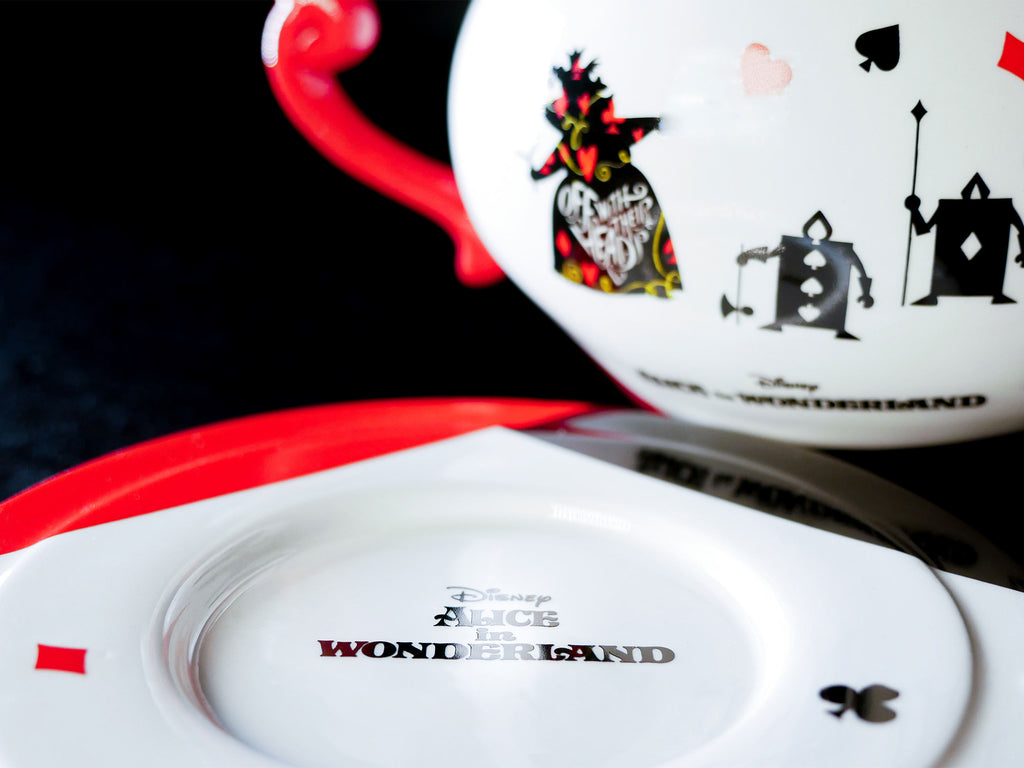 Produktbild Alice im Wunderland - Herzkönigin Teekanne mit Untertasse