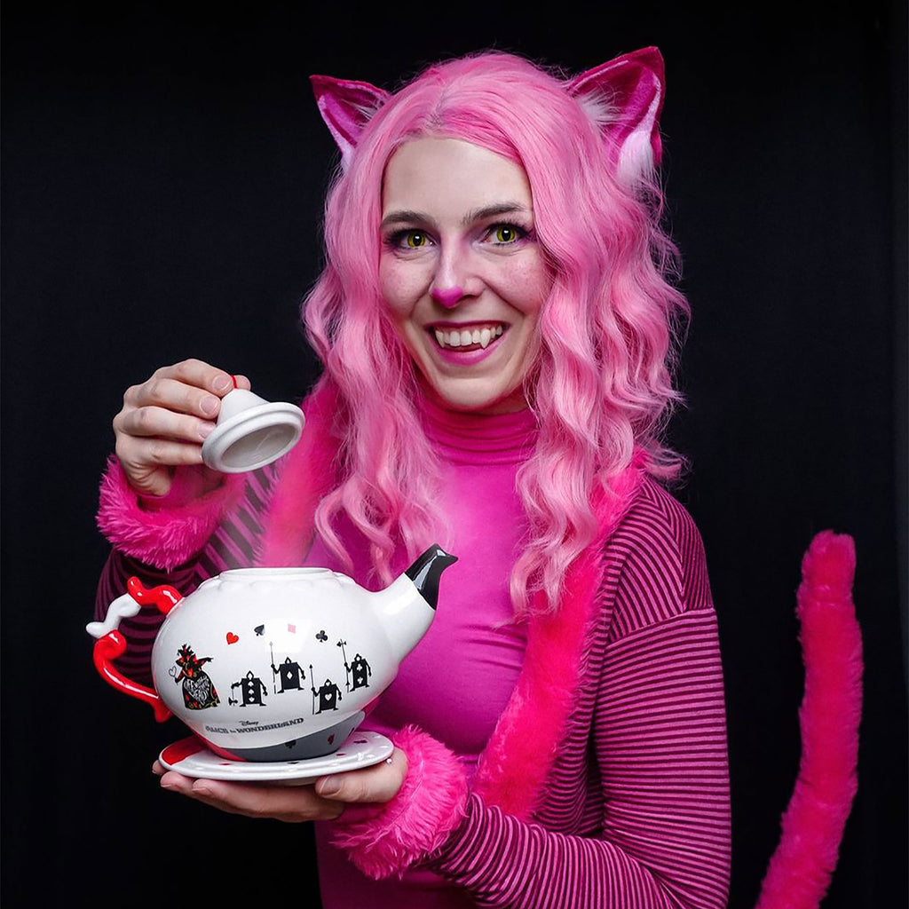 Produktbild Alice im Wunderland - Herzkönigin Teekanne mit Untertasse