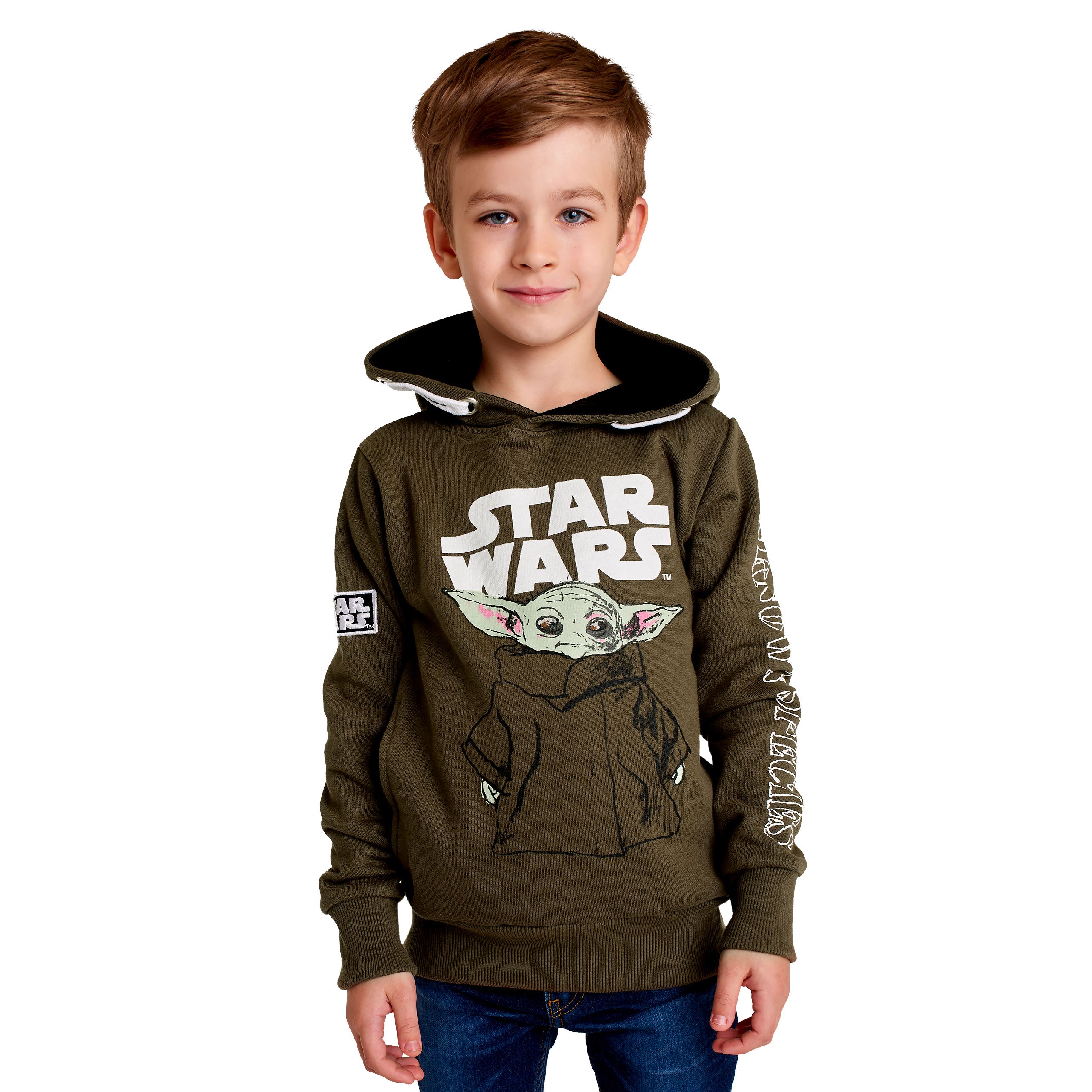 Produktbild Grogu Kinder Hoodie grün - Star Wars The Mandalorian