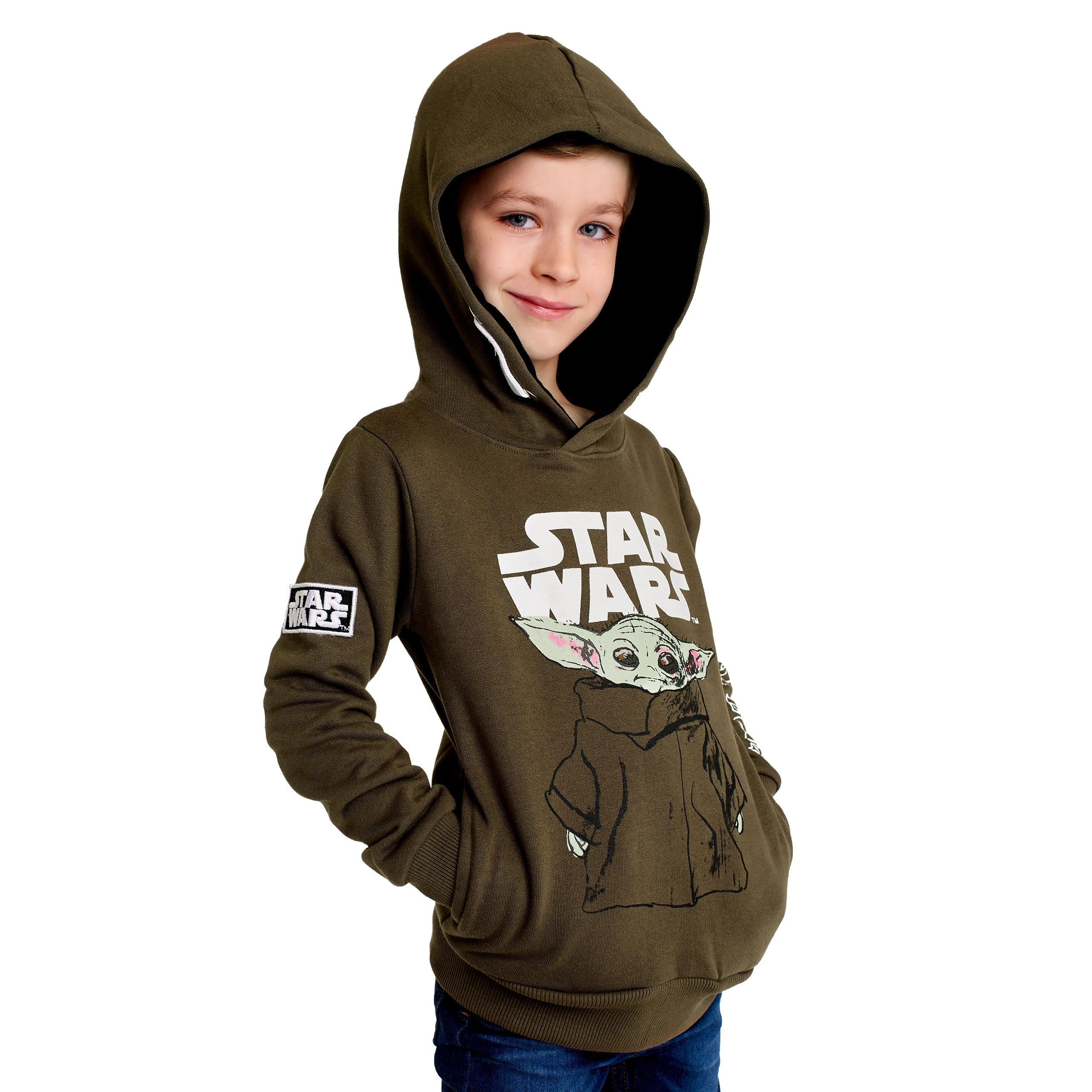 Produktbild Grogu Kinder Hoodie grün - Star Wars The Mandalorian