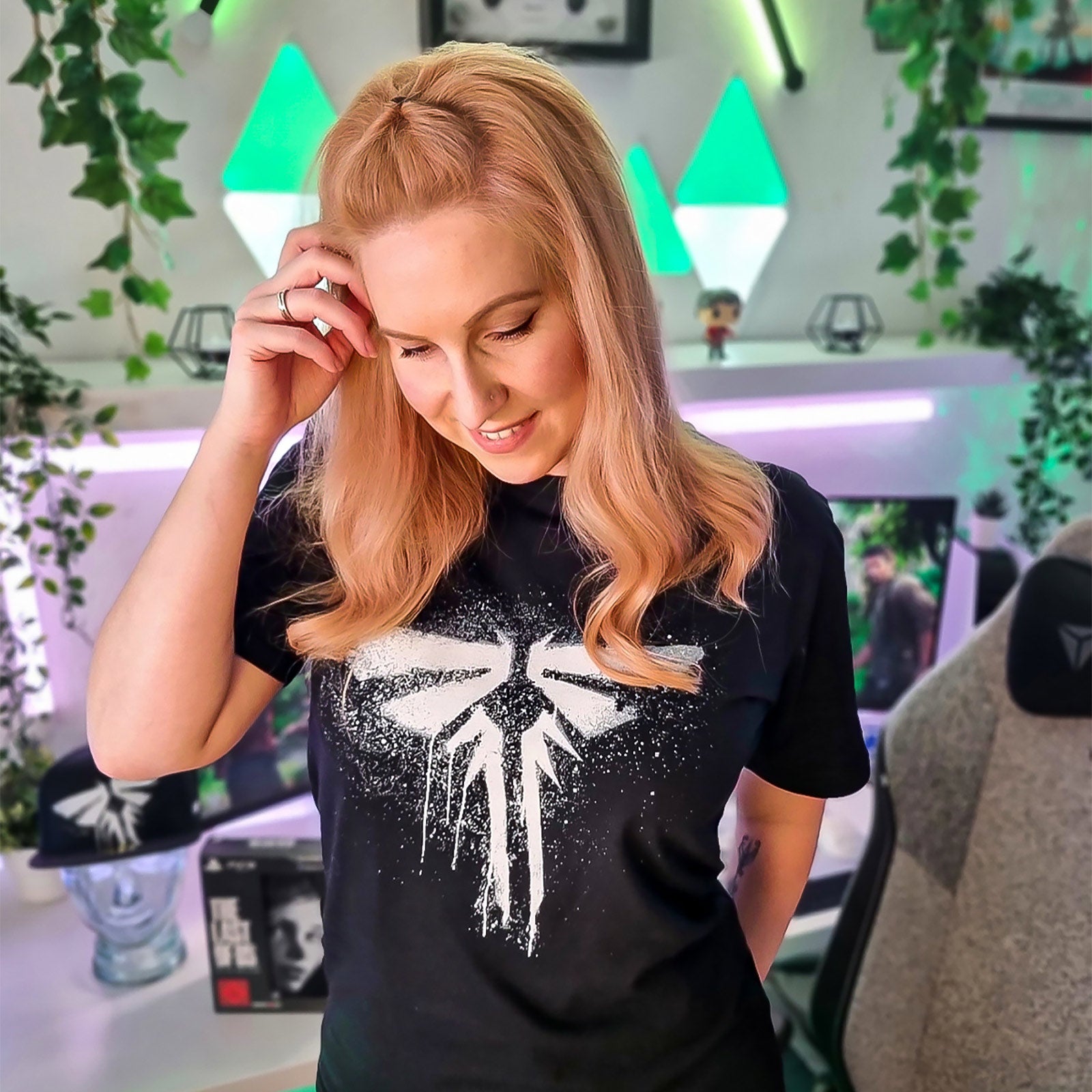 Produktbild The Last of Us - Fireflies Logo T-Shirt schwarz