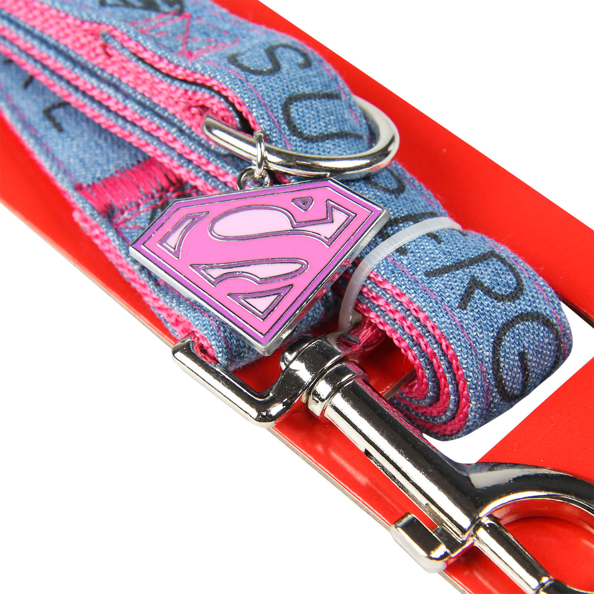 Produktbild Supergirl Hundeleine rosa-blau