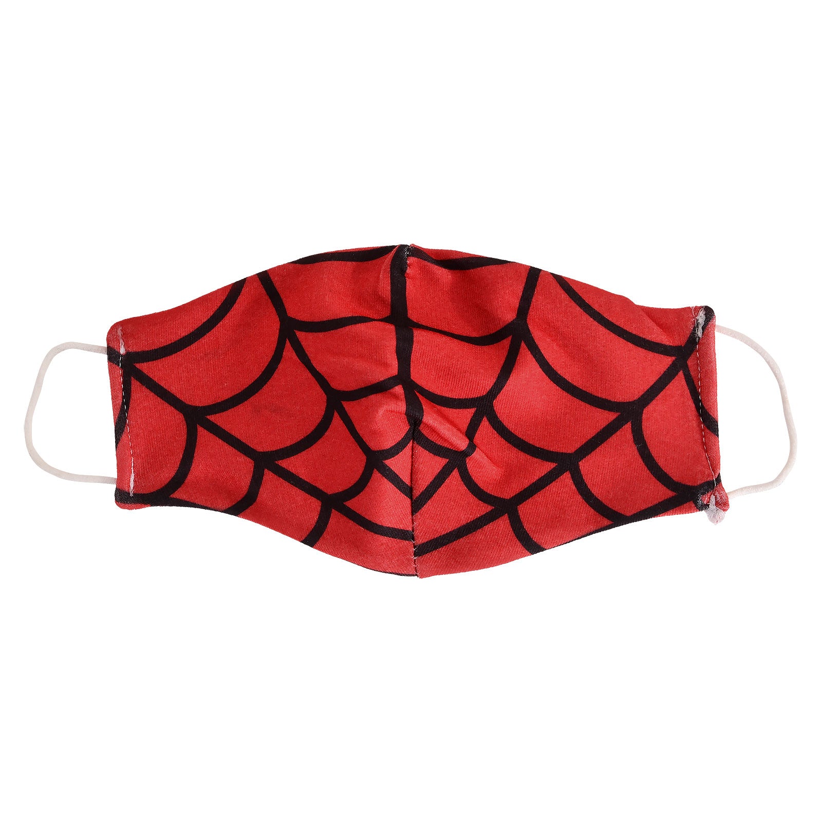Produktbild Spinnennetz Gesichtsmaske für Spider-Man Fans rot