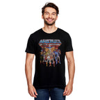Produktbild Masters of the Universe - Characters Distressed T-Shirt schwarz