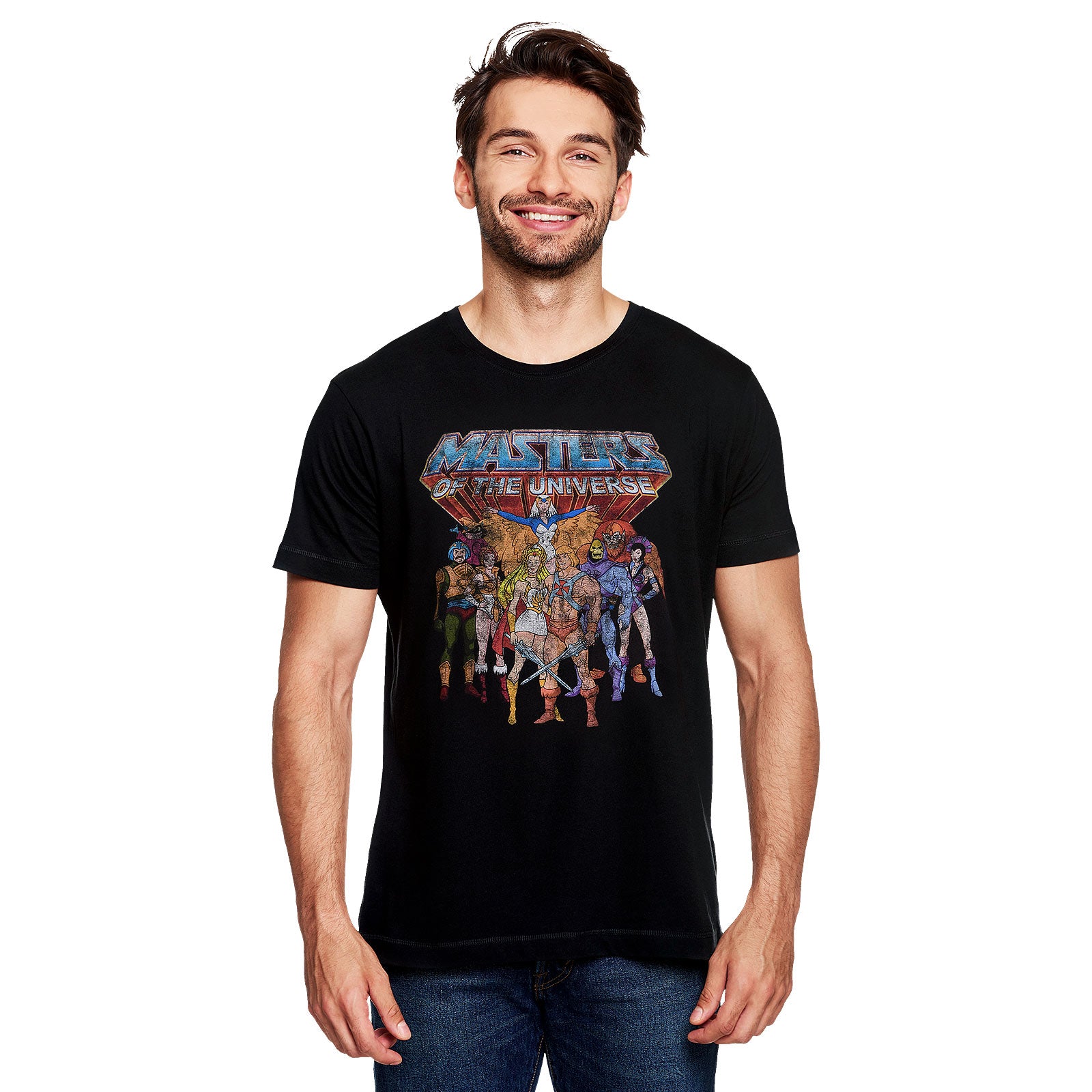 Produktbild Masters of the Universe - Characters Distressed T-Shirt schwarz