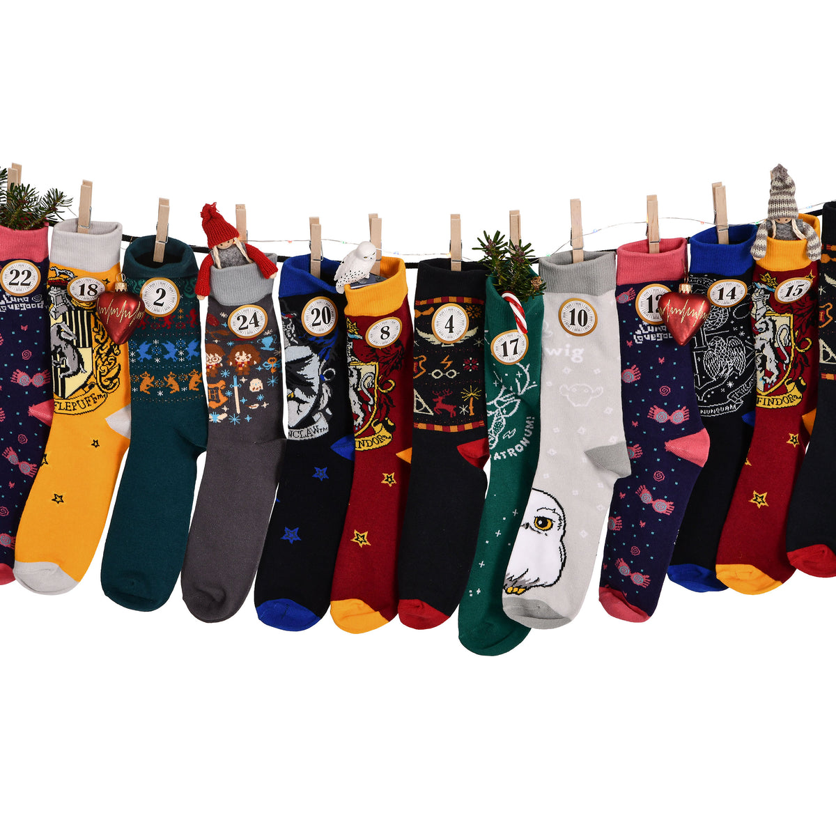 Produktbild Harry Potter - Socken Adventskalender zum Befüllen