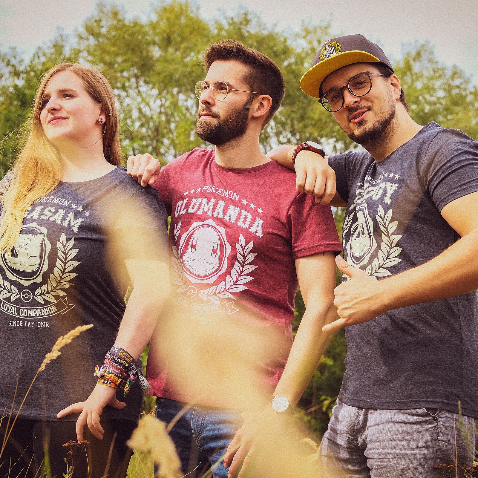 Produktbild Pokemon - Glumanda Loyal Companion T-Shirt rot