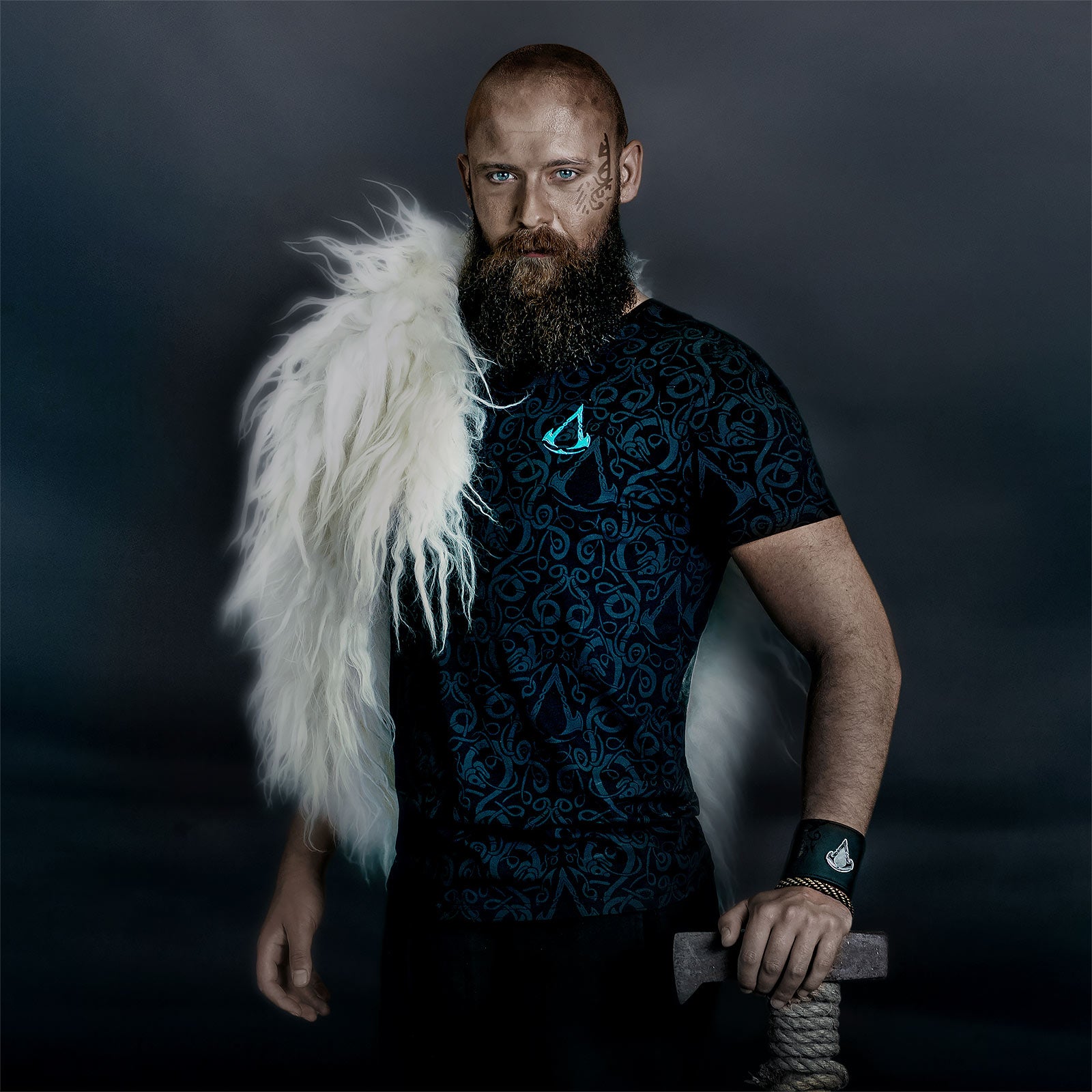 Produktbild Assassin's Creed - Valhalla Nordic T-Shirt schwarz