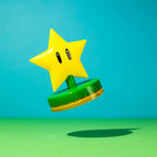 Produktbild Super Mario - Super-Stern Icons 3D Tischlampe