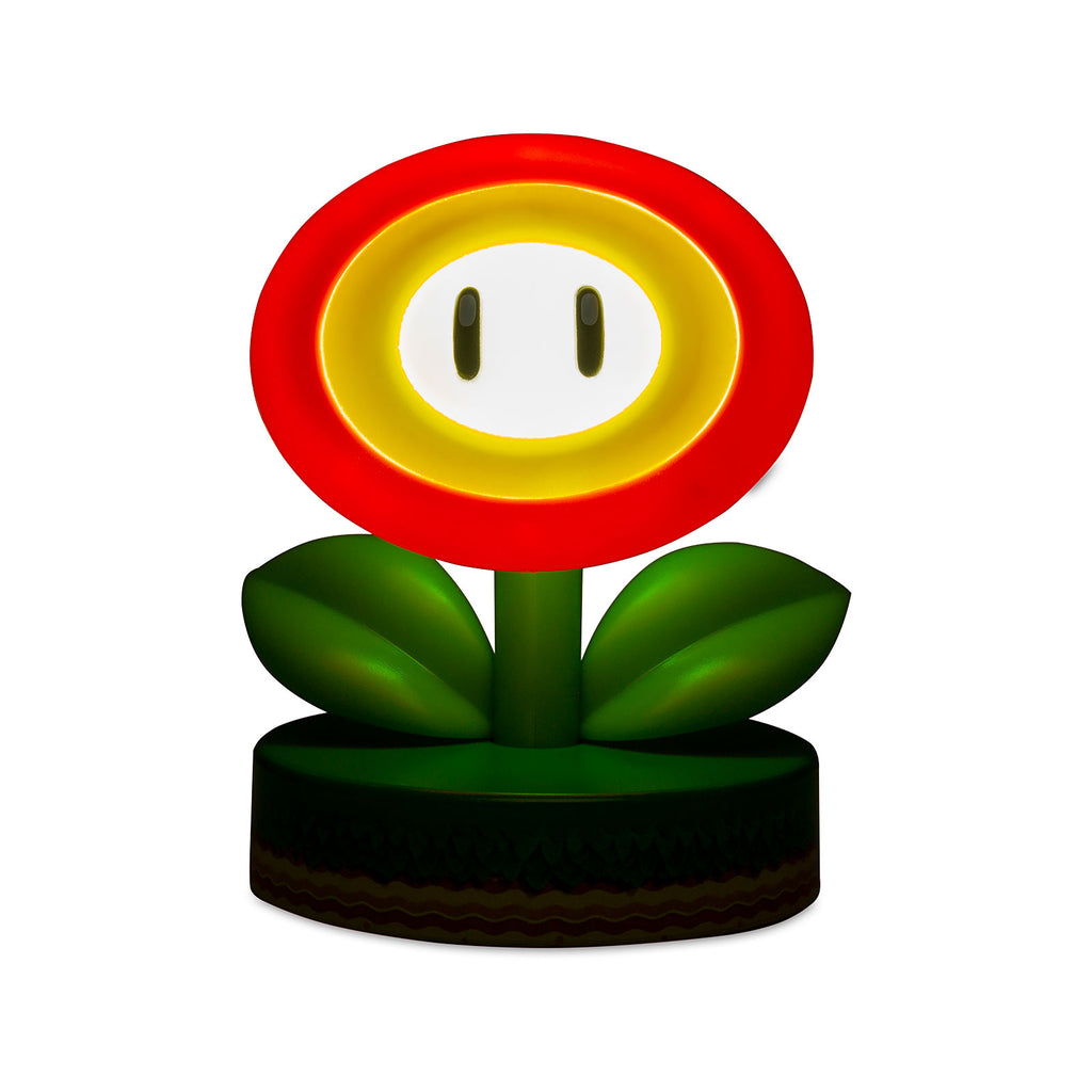 Produktbild Super Mario - Feuerblume Icons 3D Tischlampe