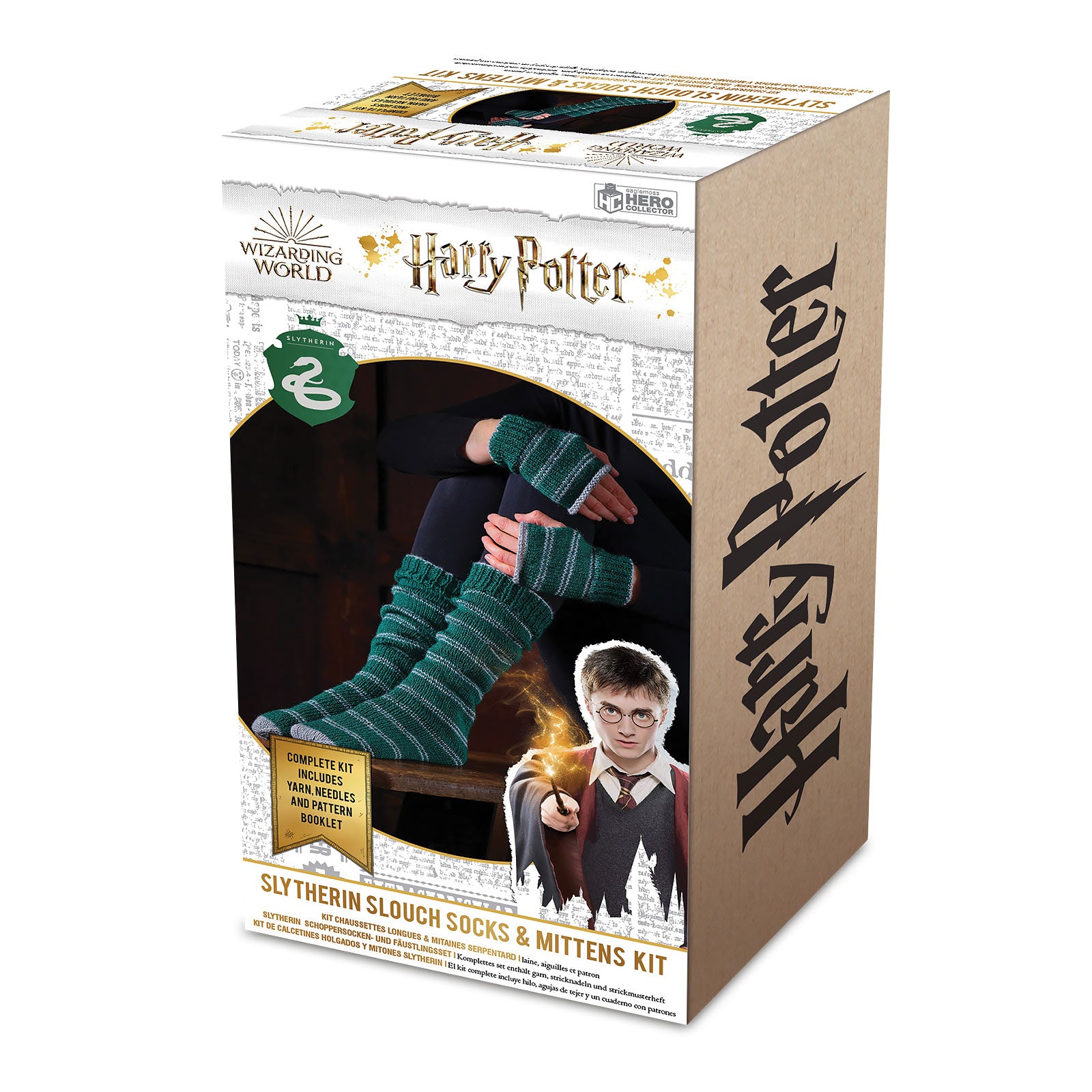 Produktbild Harry Potter - Slytherin Handschuhe & Strümpfe Strick-Set
