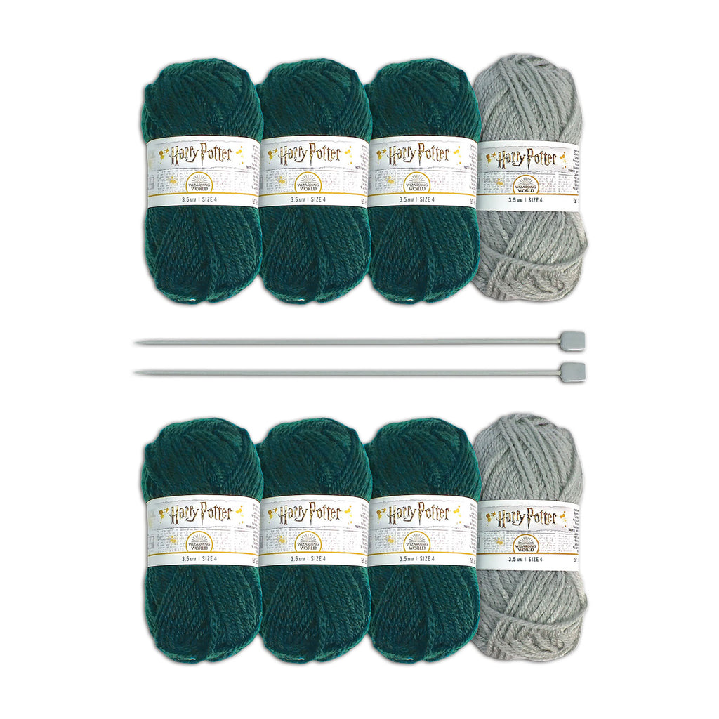 Produktbild Harry Potter - Slytherin Handschuhe & Strümpfe Strick-Set