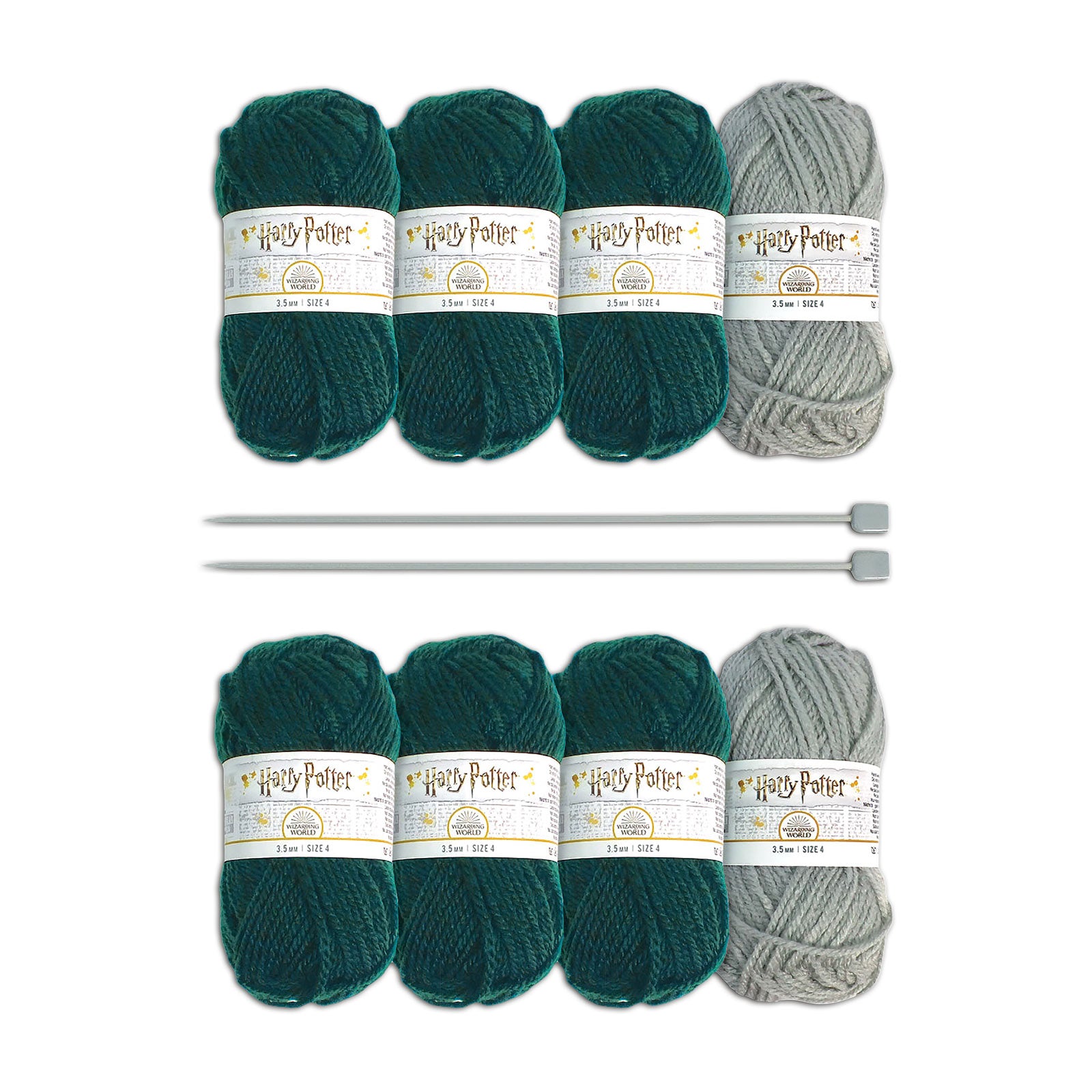 Produktbild Harry Potter - Slytherin Handschuhe & Strümpfe Strick-Set
