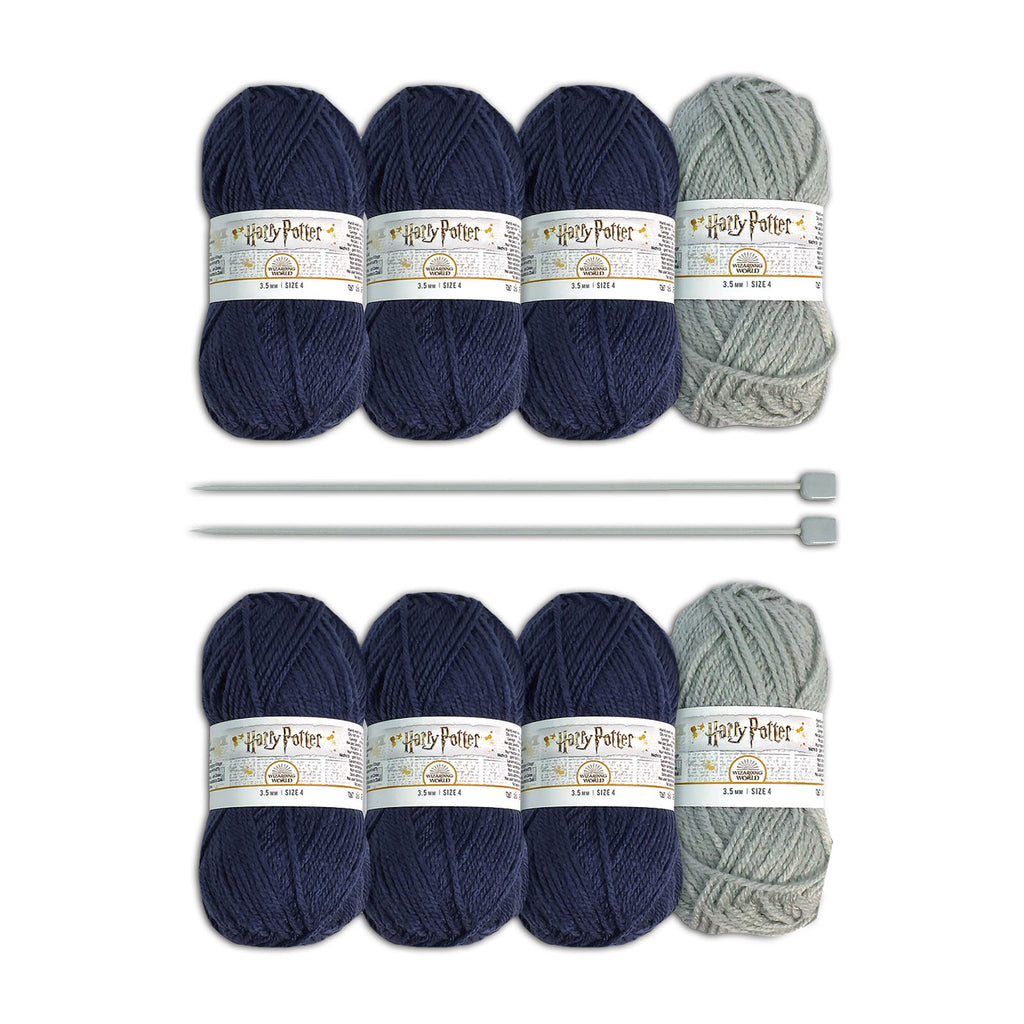 Produktbild Harry Potter - Ravenclaw Handschuhe & Strümpfe Strick-Set