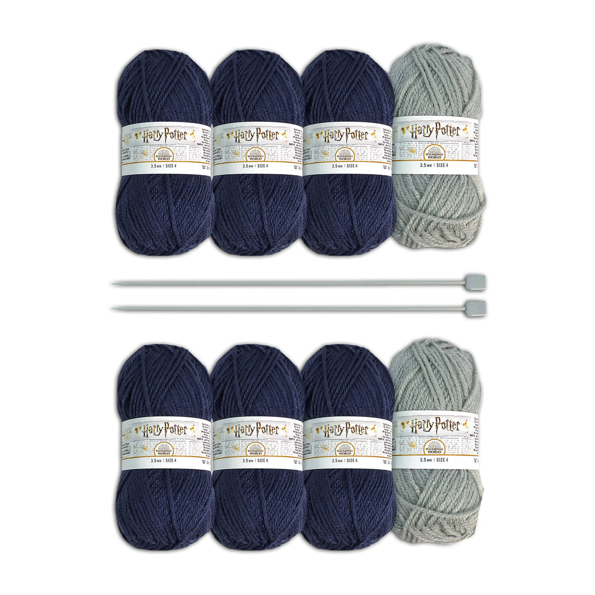 Produktbild Harry Potter - Ravenclaw Handschuhe & Strümpfe Strick-Set