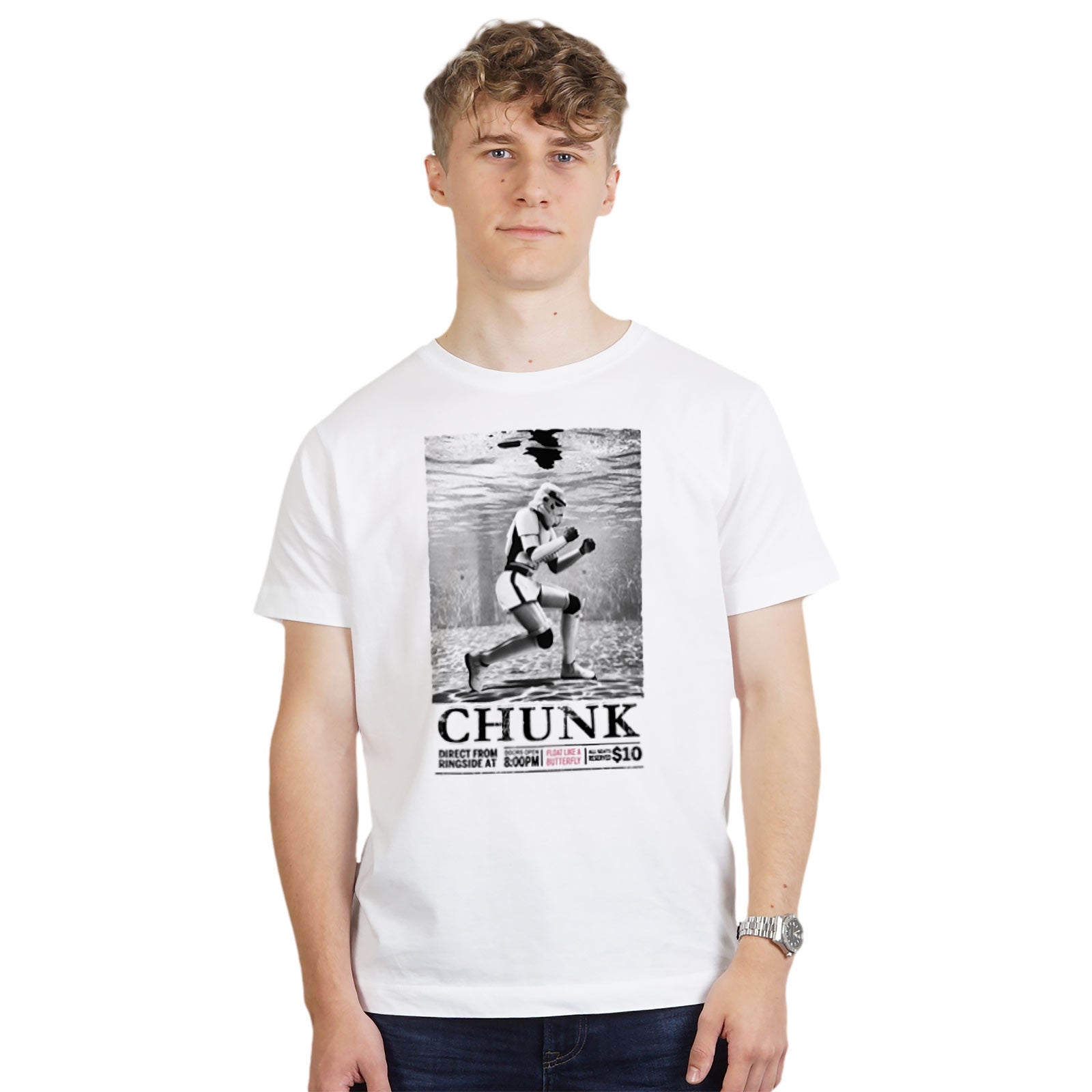 Produktbild Galactic Fighter Underwater T-Shirt für Star Wars Fans weiß