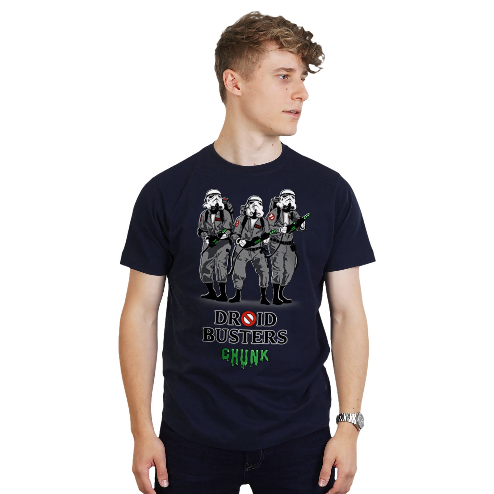 Produktbild Droidbusters T-Shirt für Star Wars Fans blau