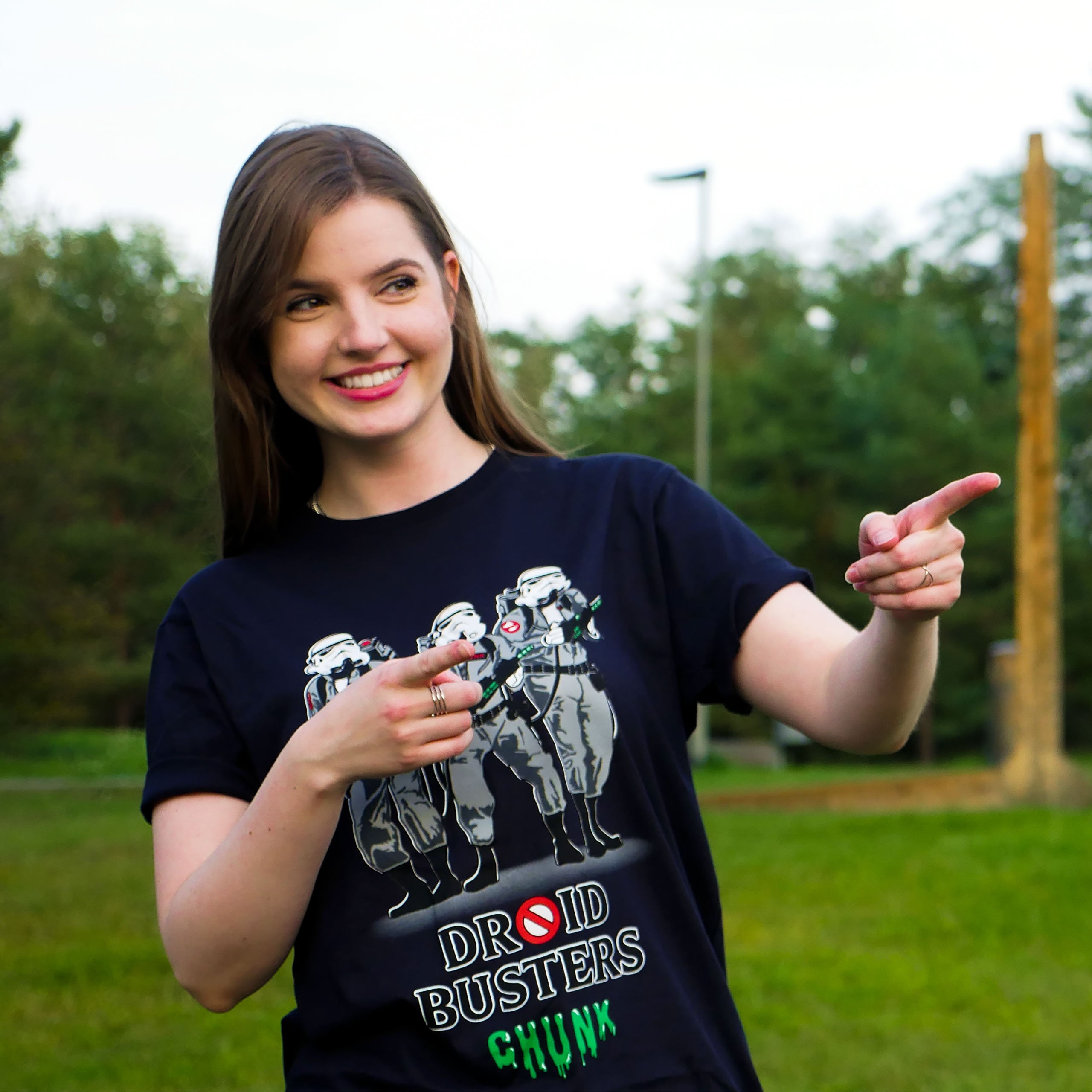 Produktbild Droidbusters T-Shirt für Star Wars Fans blau