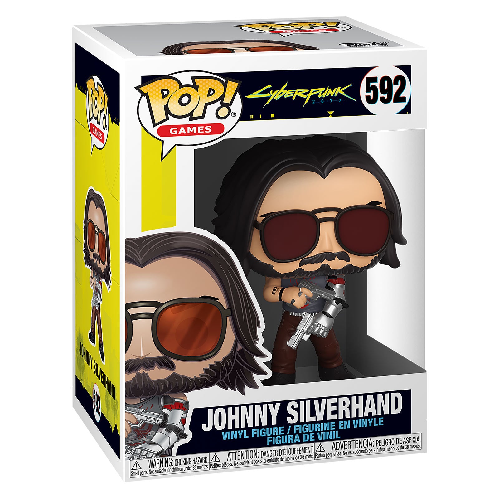 Produktbild Cyberpunk 2077 - Johnny Silverhand mit Waffe Funko Pop Figur