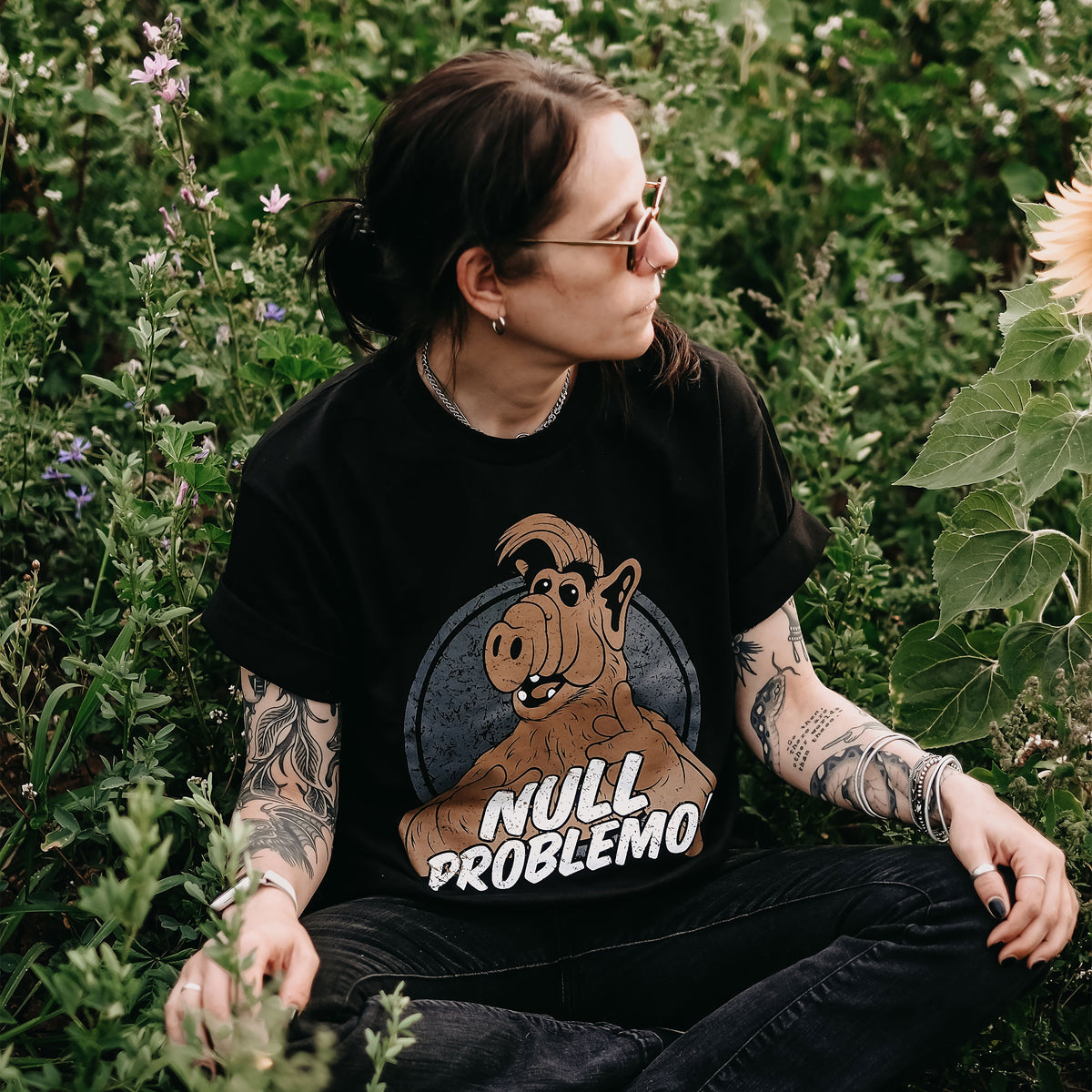 Produktbild Null Problemo! T-Shirt für Alf Fans schwarz