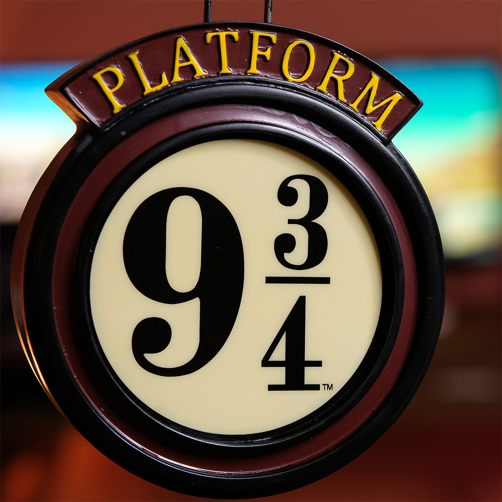 Produktbild Harry Potter - Gleis 9 3/4 Wandschild mit Leuchtfunktion