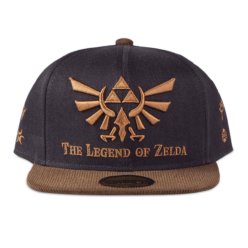 Product image Zelda - Hyrule Logo Snapback Cap Black-Brown