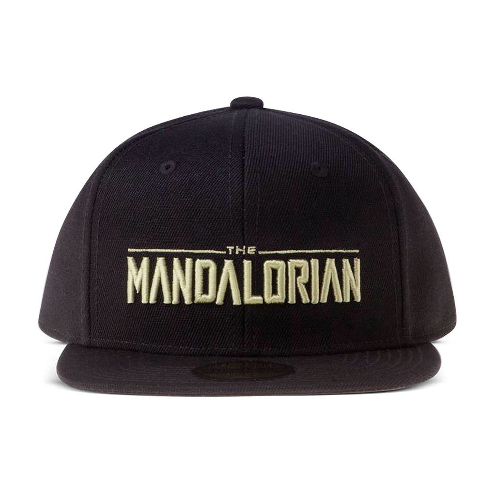 Produktbild The Mandalorian Logo Snapback Cap schwarz - Star Wars
