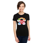 Produktbild Die Glücksbärchis - Bears and Rainbow T-Shirt Damen schwarz