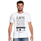 Produktbild Forrest Gump - Life Is Like a Box of Chocolates T-Shirt weiß