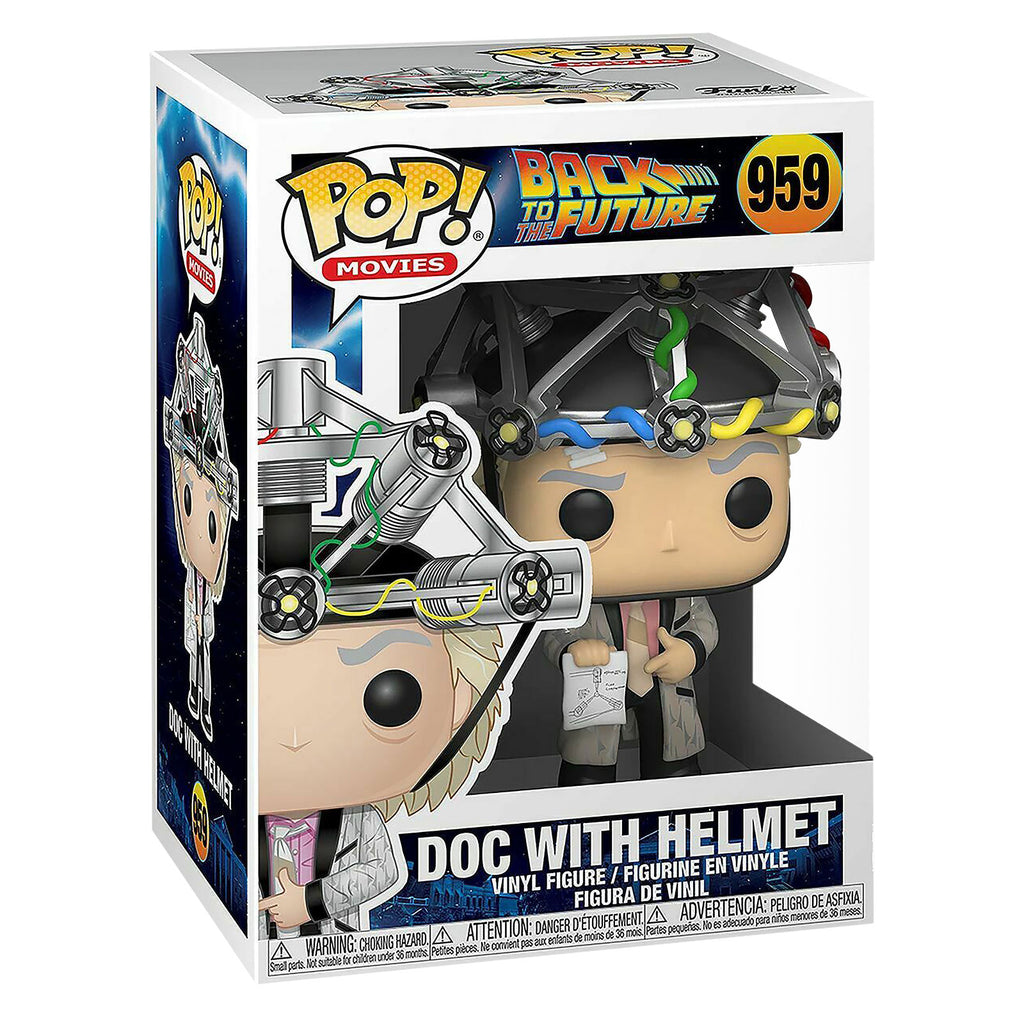 Produktbild Zurück in die Zukunft - Doc Brown mit Helm Funko Pop Figur
