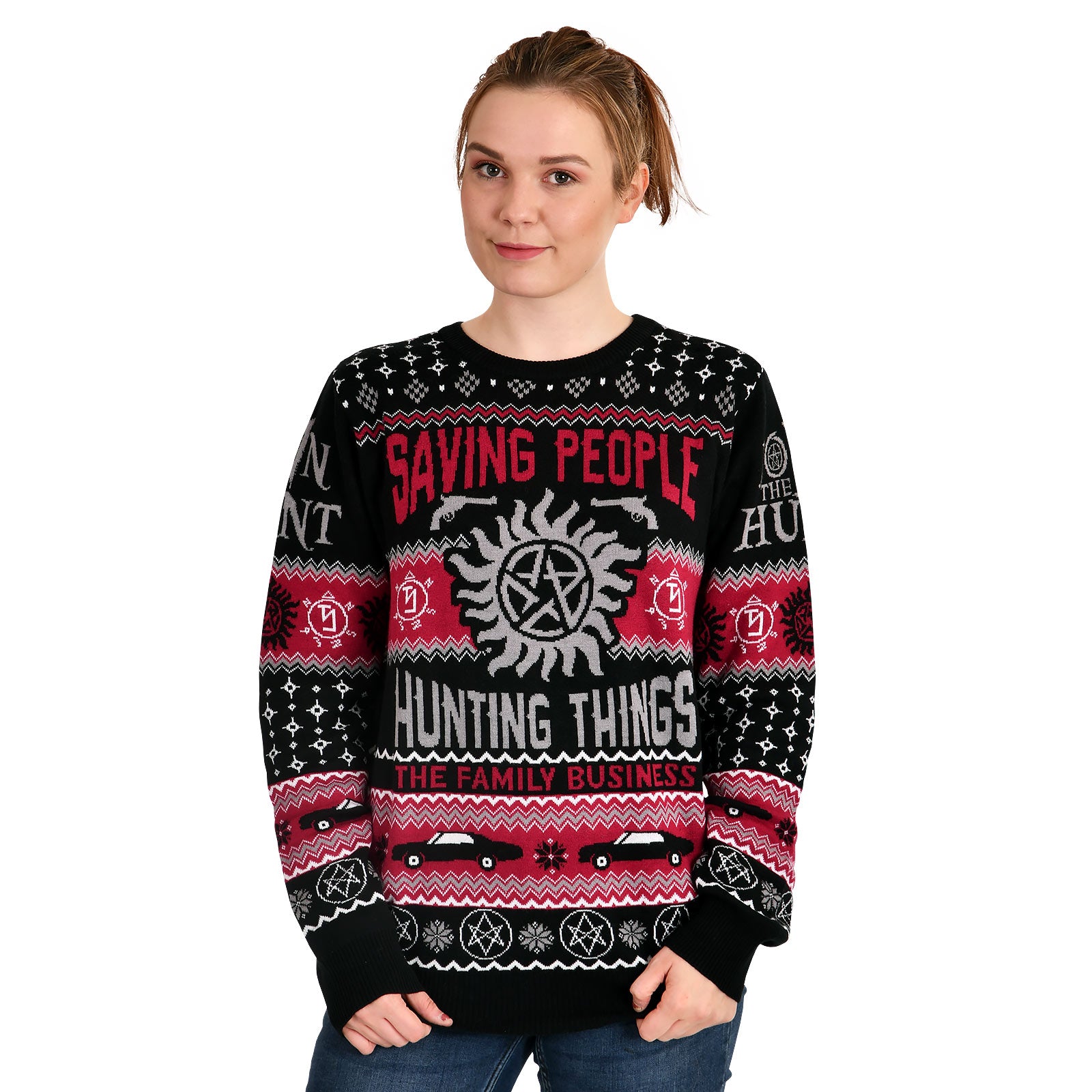 Produktbild Supernatural - Saving People Hunting Things Strickpullover