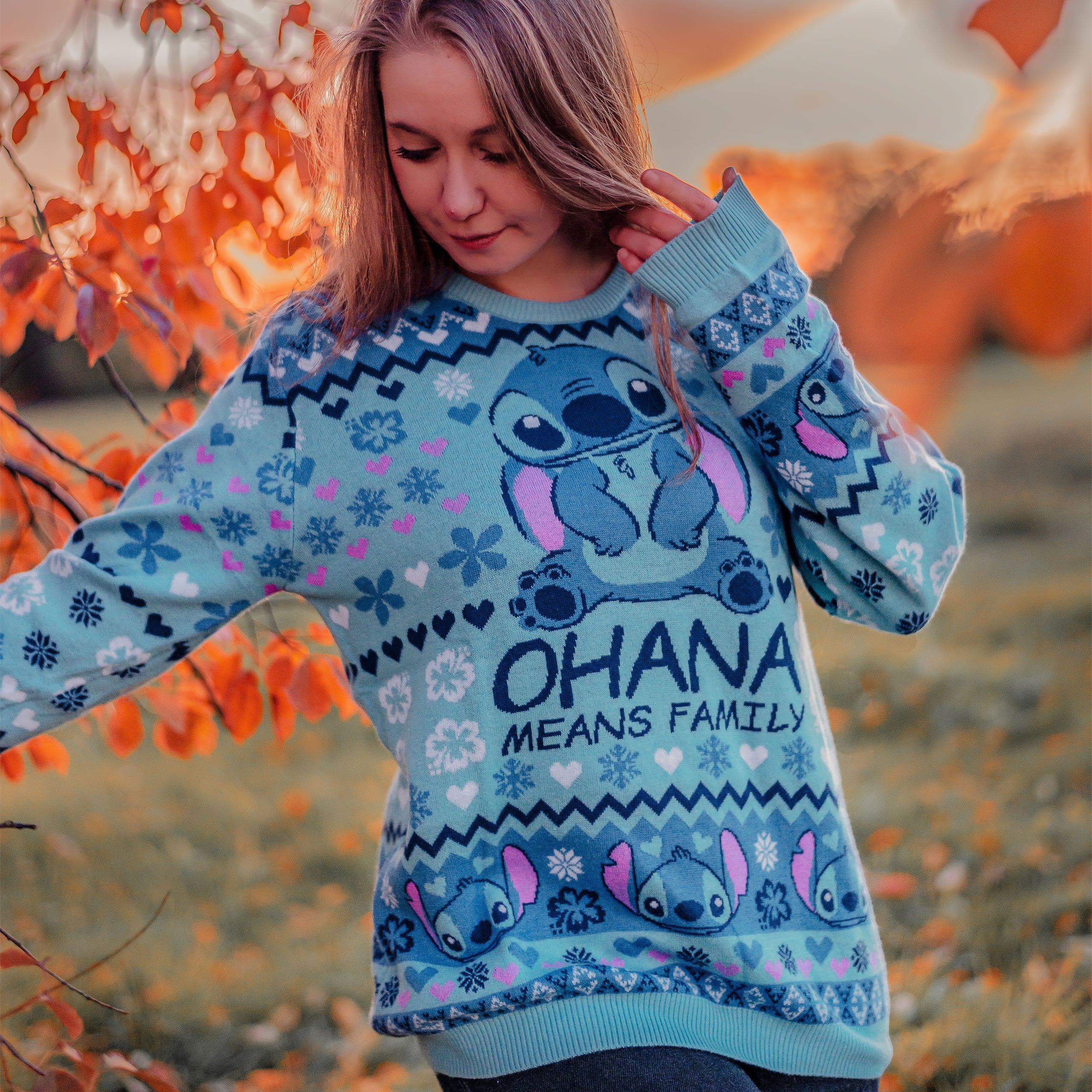 Produktbild Lilo & Stitch - Ohana Means Family Strickpullover