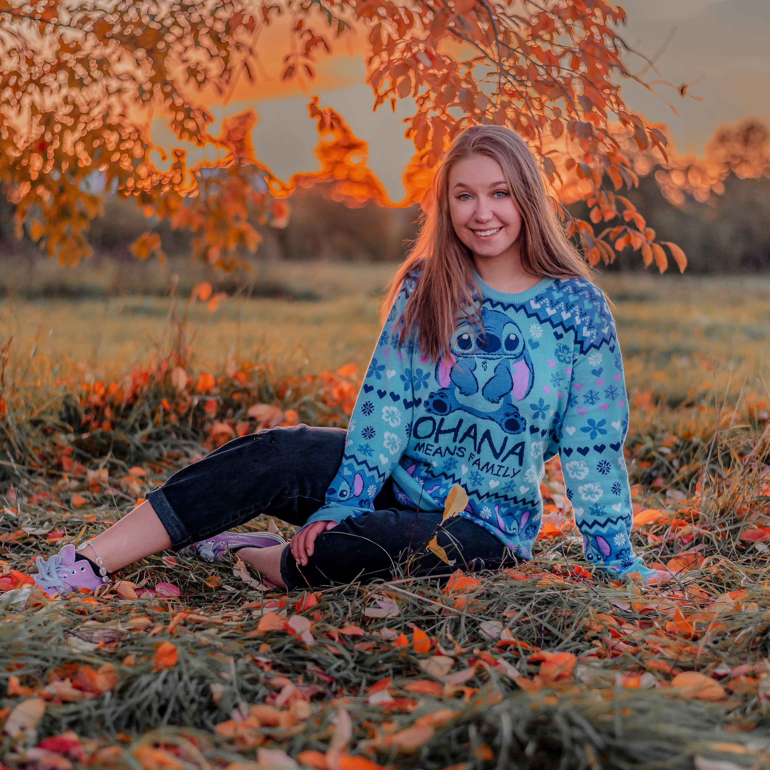 Produktbild Lilo & Stitch - Ohana Means Family Strickpullover