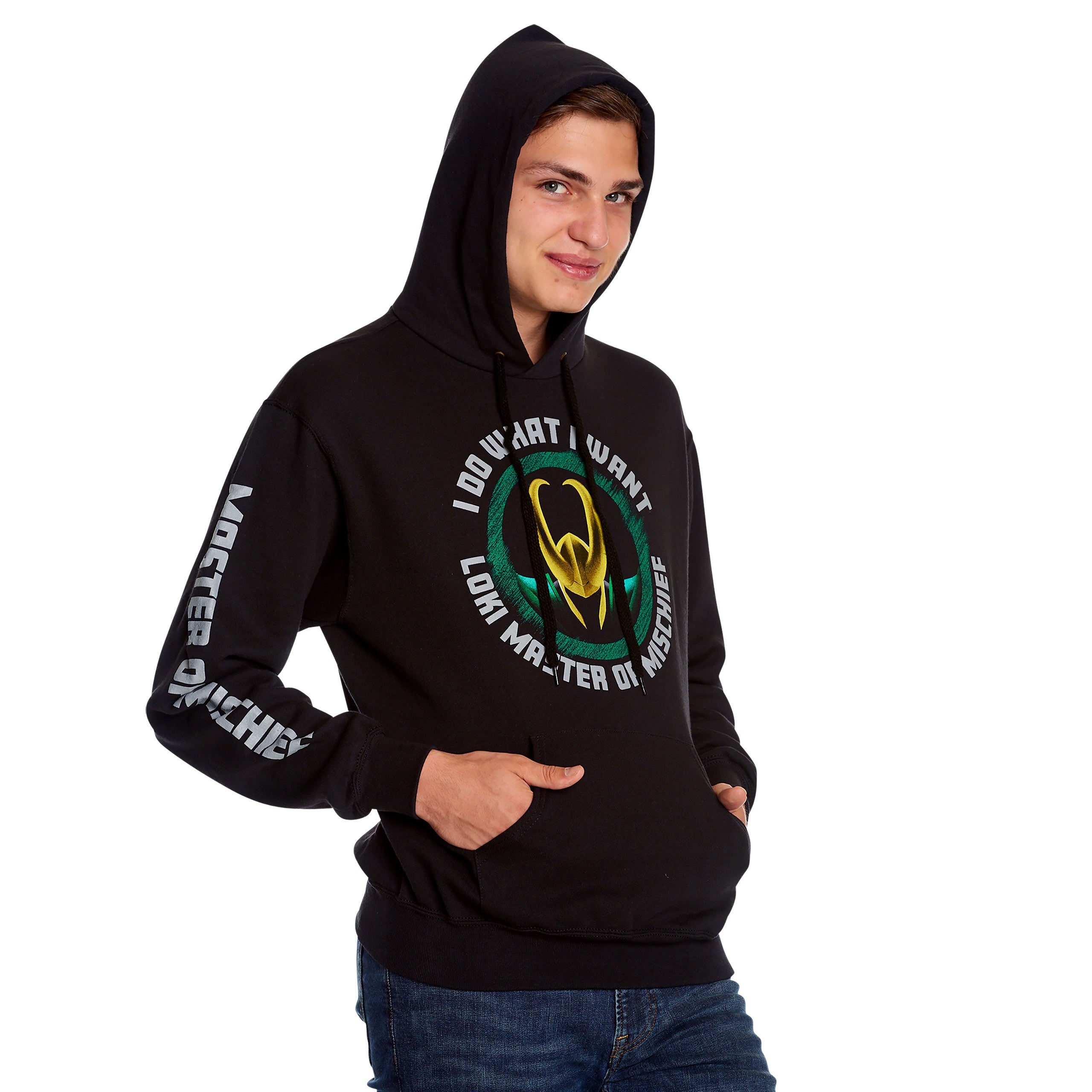 Produktbild Loki - Master of Mischief Hoodie schwarz