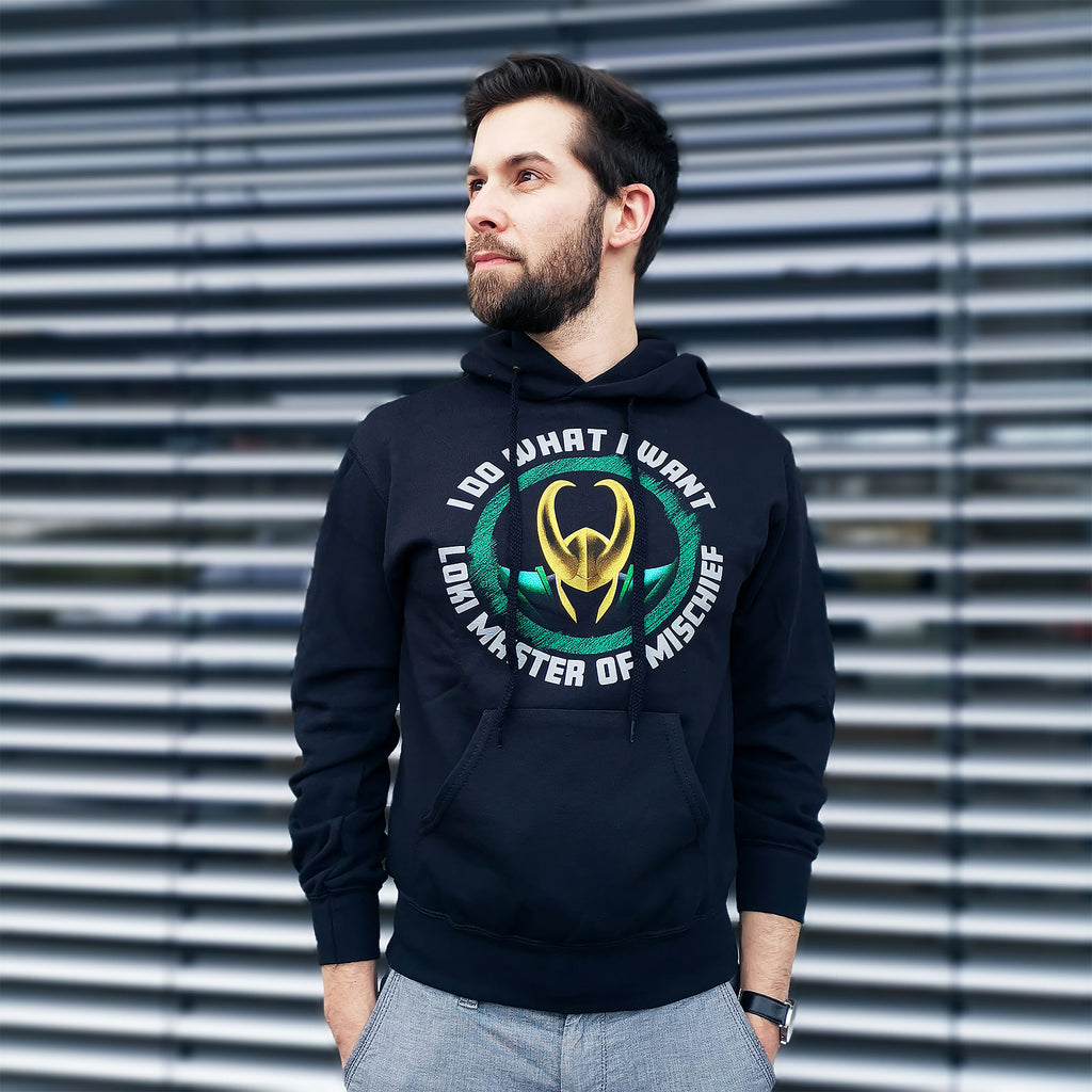 Produktbild Loki - Master of Mischief Hoodie schwarz