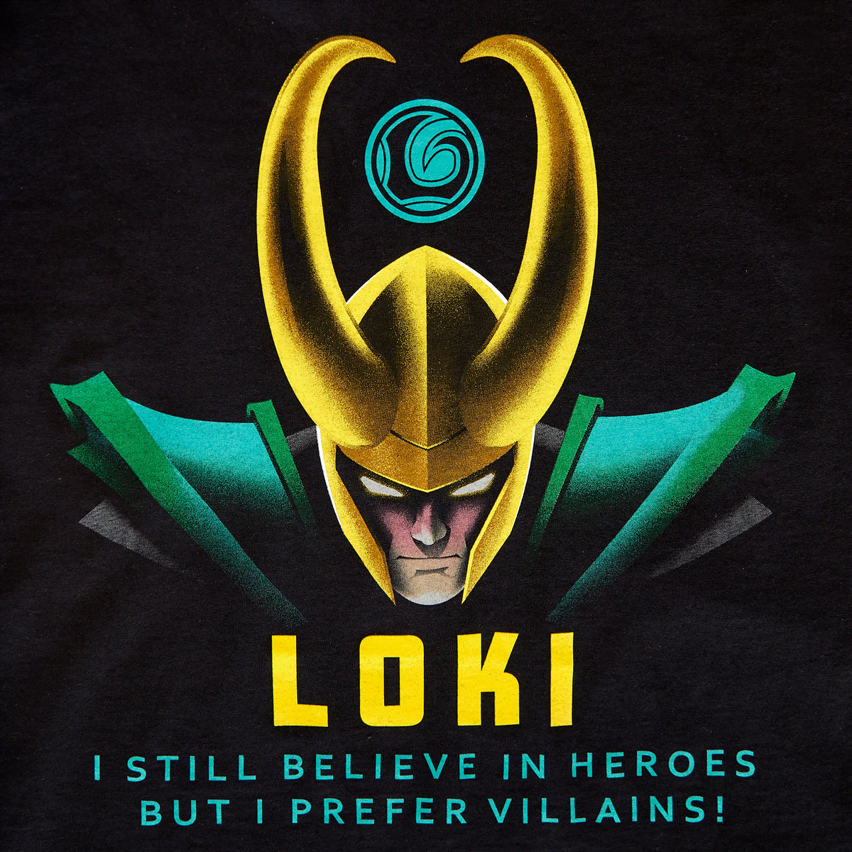 Produktbild Loki - I Prefer Villains T-Shirt schwarz