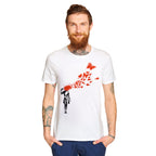 Produktbild Banksy - Girl and Butterflies T-Shirt weiß