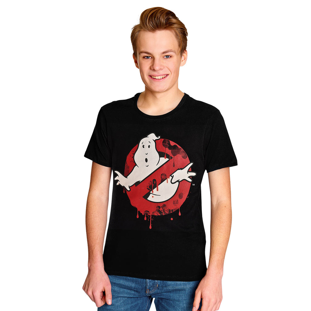 Produktbild Ghostbusters - Glow in the Dark Logo T-Shirt schwarz