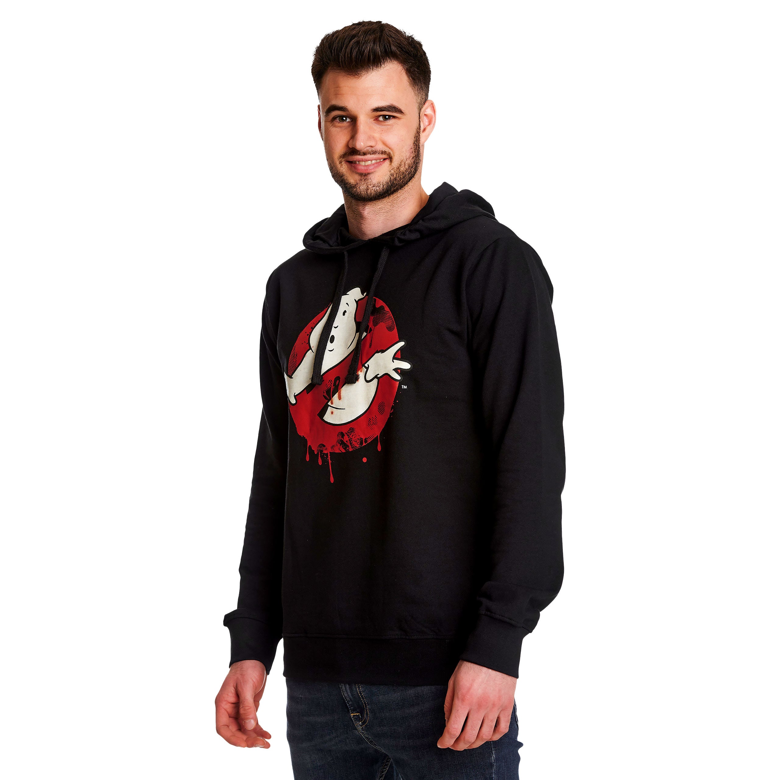 Produktbild Ghostbusters - Glow in the Dark Logo Hoodie schwarz