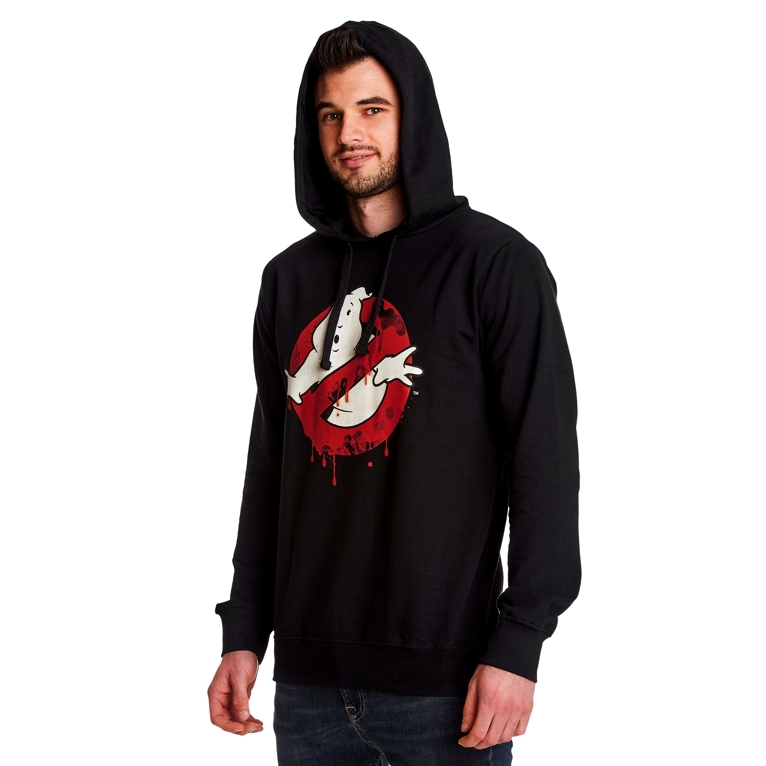 Produktbild Ghostbusters - Glow in the Dark Logo Hoodie schwarz