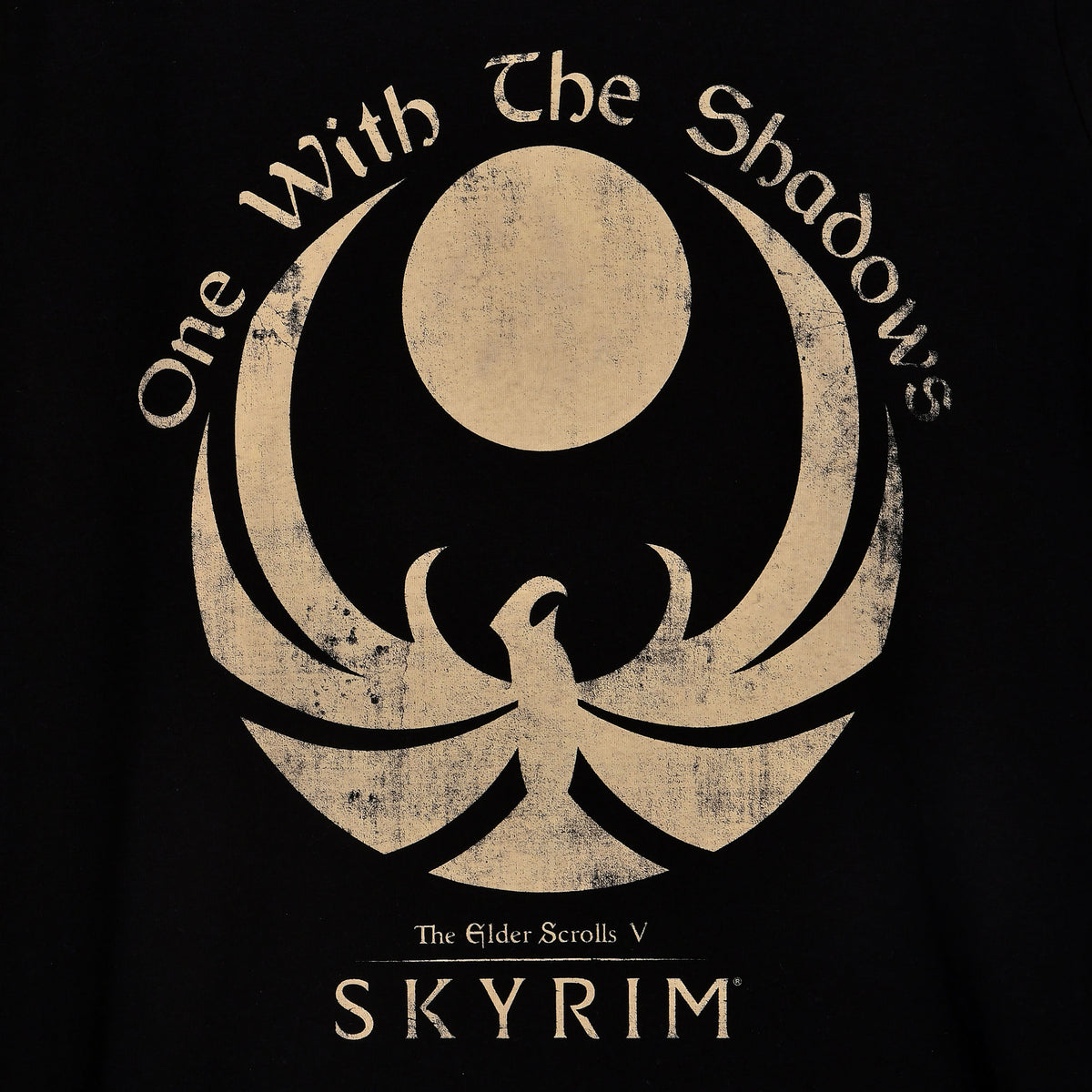 Produktbild Skyrim - One With the Shadows T-Shirt schwarz
