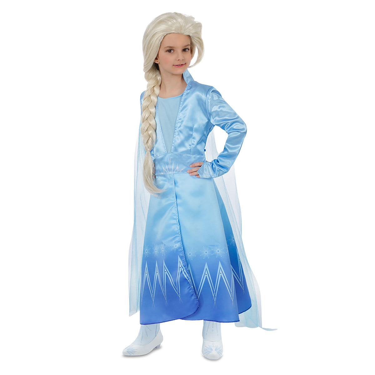 Produktbild Elsa Eiskönigin Kinder Kostüm Kleid für Frozen Fans