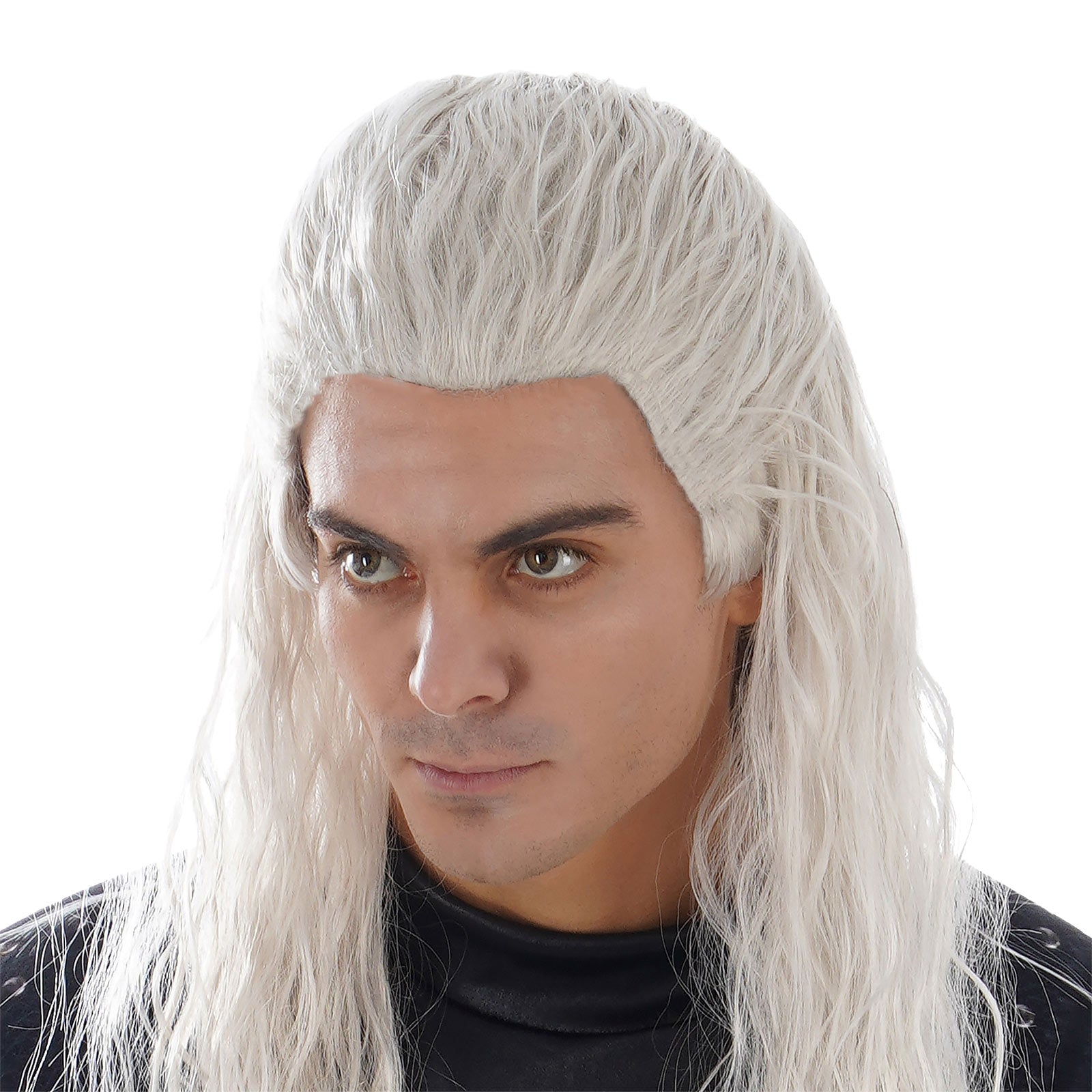 Produktbild Geralt Kostüm Perücke für Witcher Fans