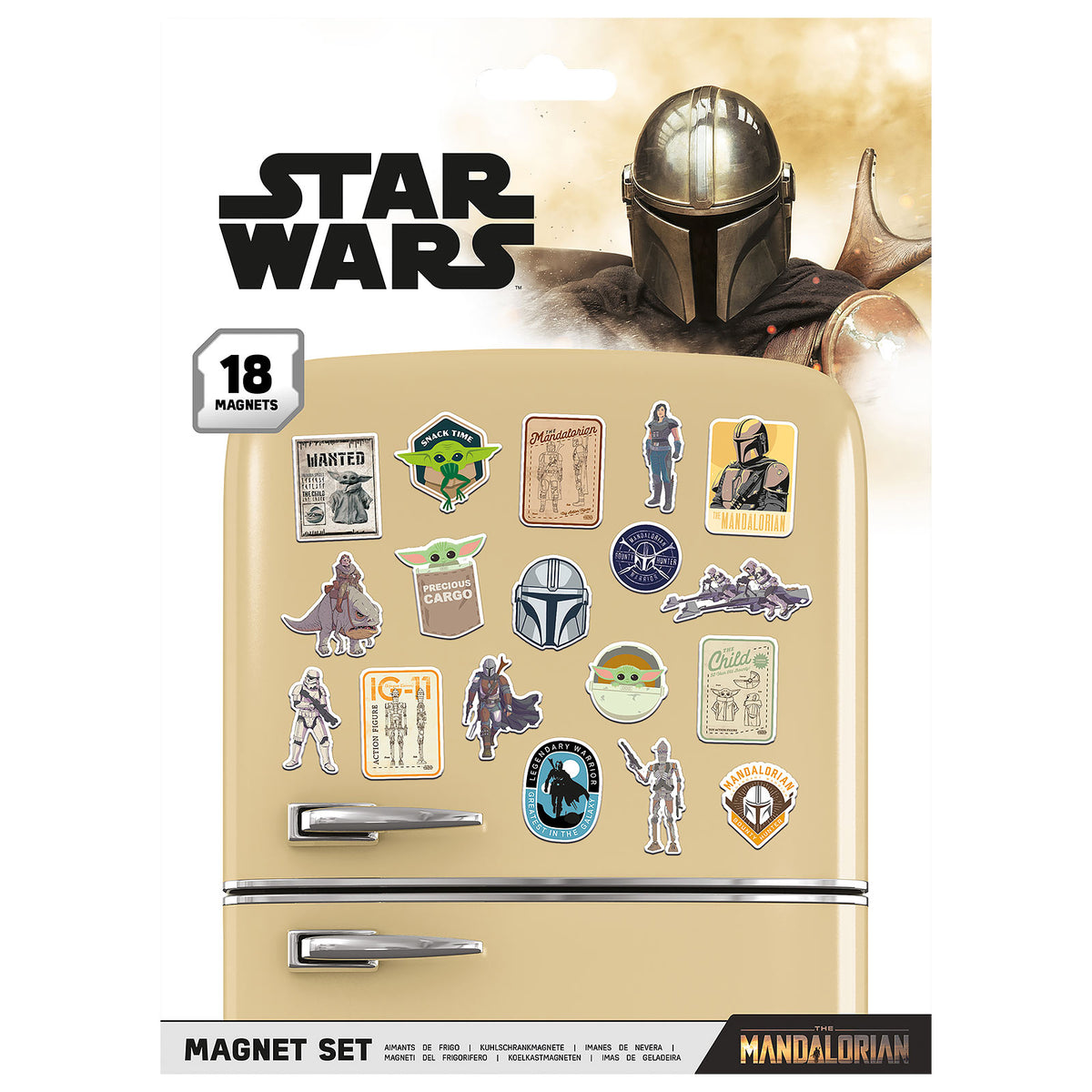 Produktbild The Mandalorian Bounty Hunter Magnet-Set - Star Wars