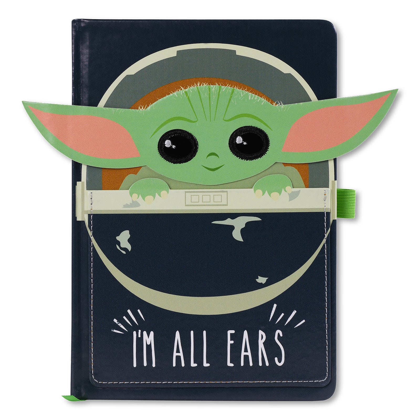 Produktbild Grogu I'm All Ears Notizbuch A5 - Star Wars The Mandalorian