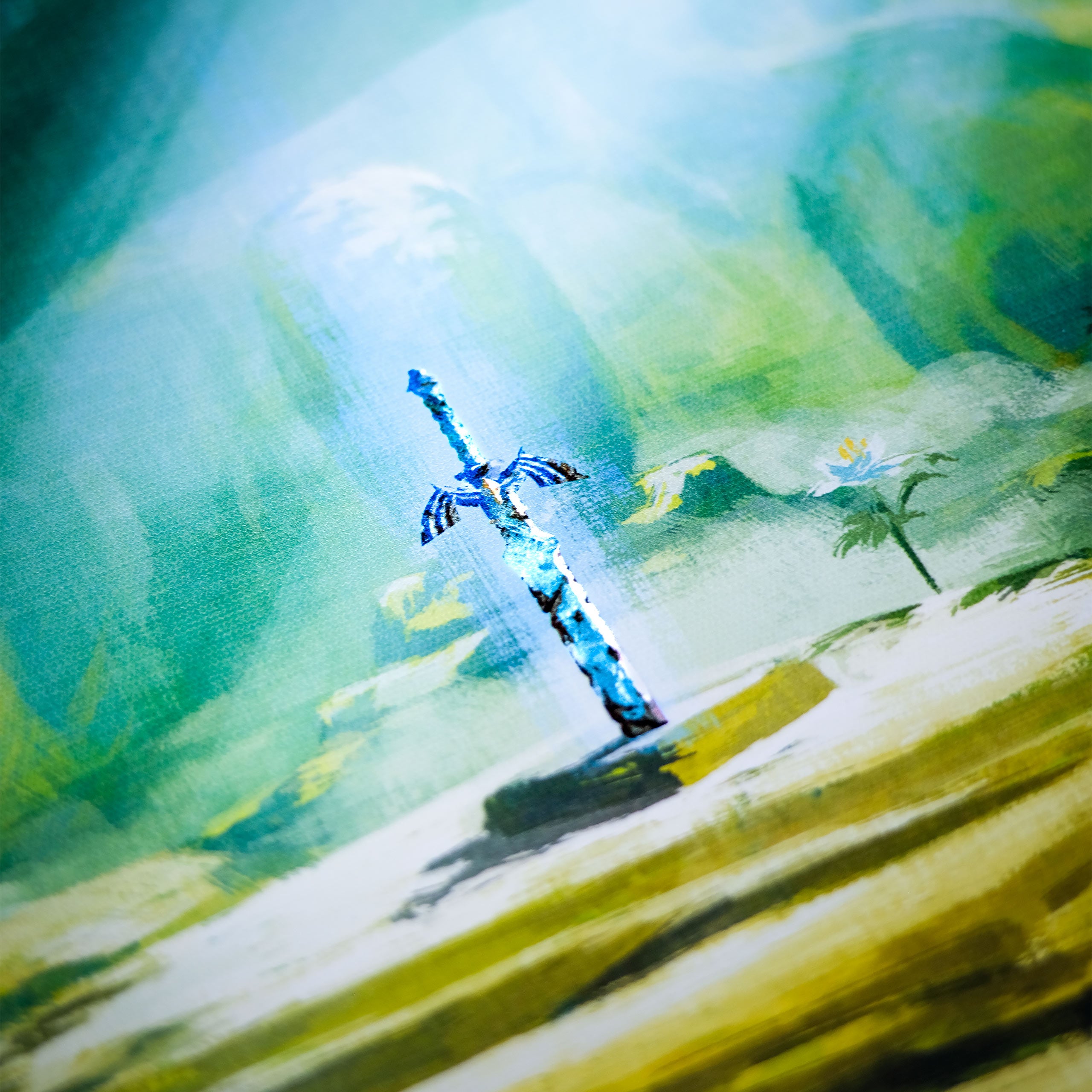 Produktbild Zelda - Masterschwert Wandbild mit Licht